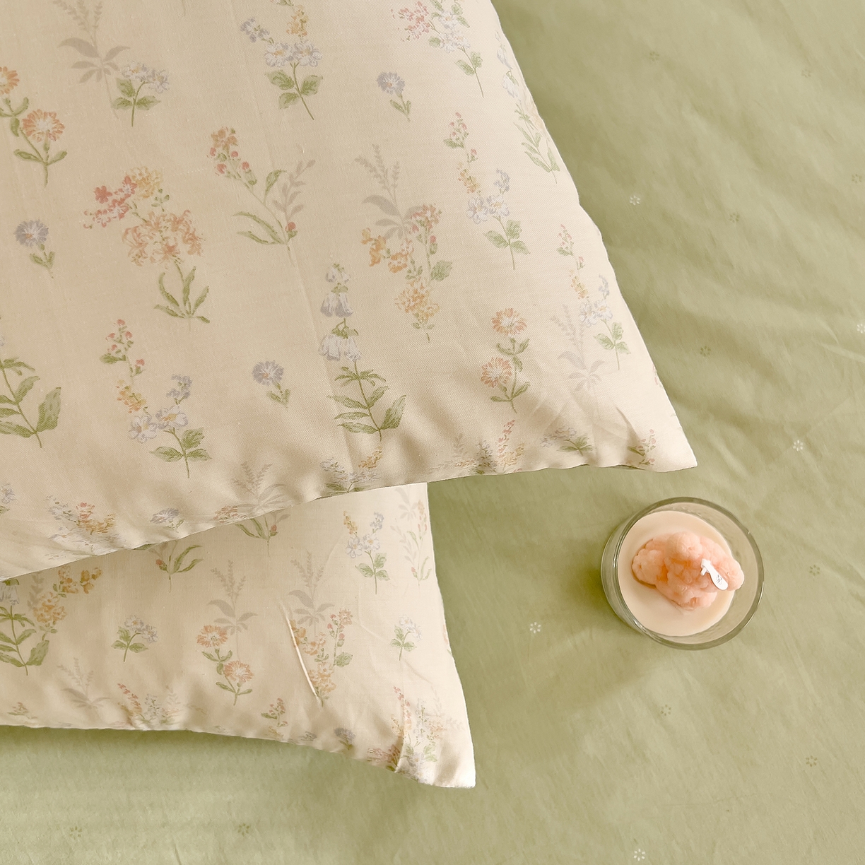 91家纺网 家纺一手货源 找家纺 DoDo 兜兜 2026新款全棉纯棉小碎花单床笠床笠单件单品床笠（可定做尺寸） 见春山