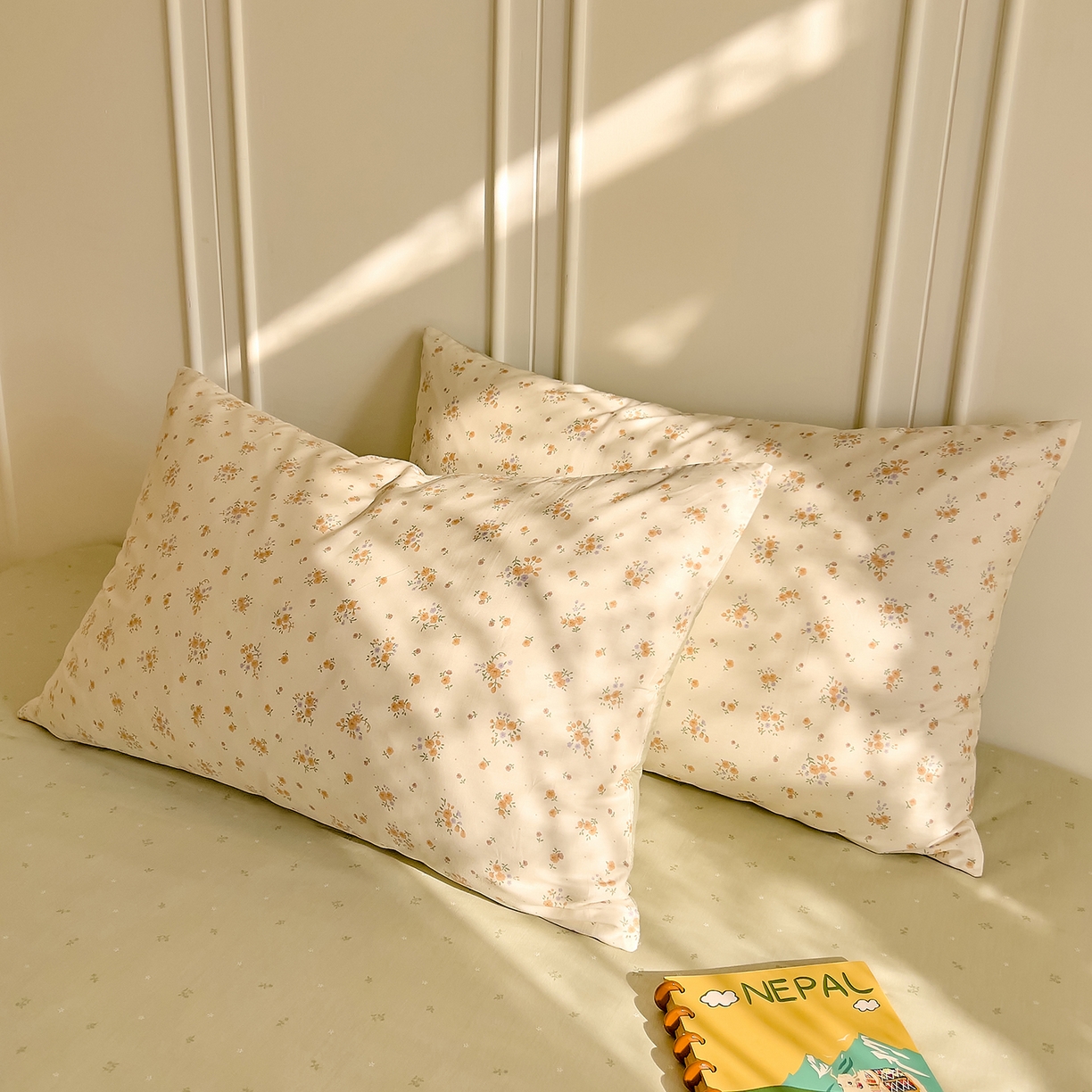 91家纺网 家纺一手货源 找家纺 DoDo 兜兜 2026新款全棉纯棉小碎花单床笠床笠单件单品床笠（可定做尺寸） 樱草恋歌