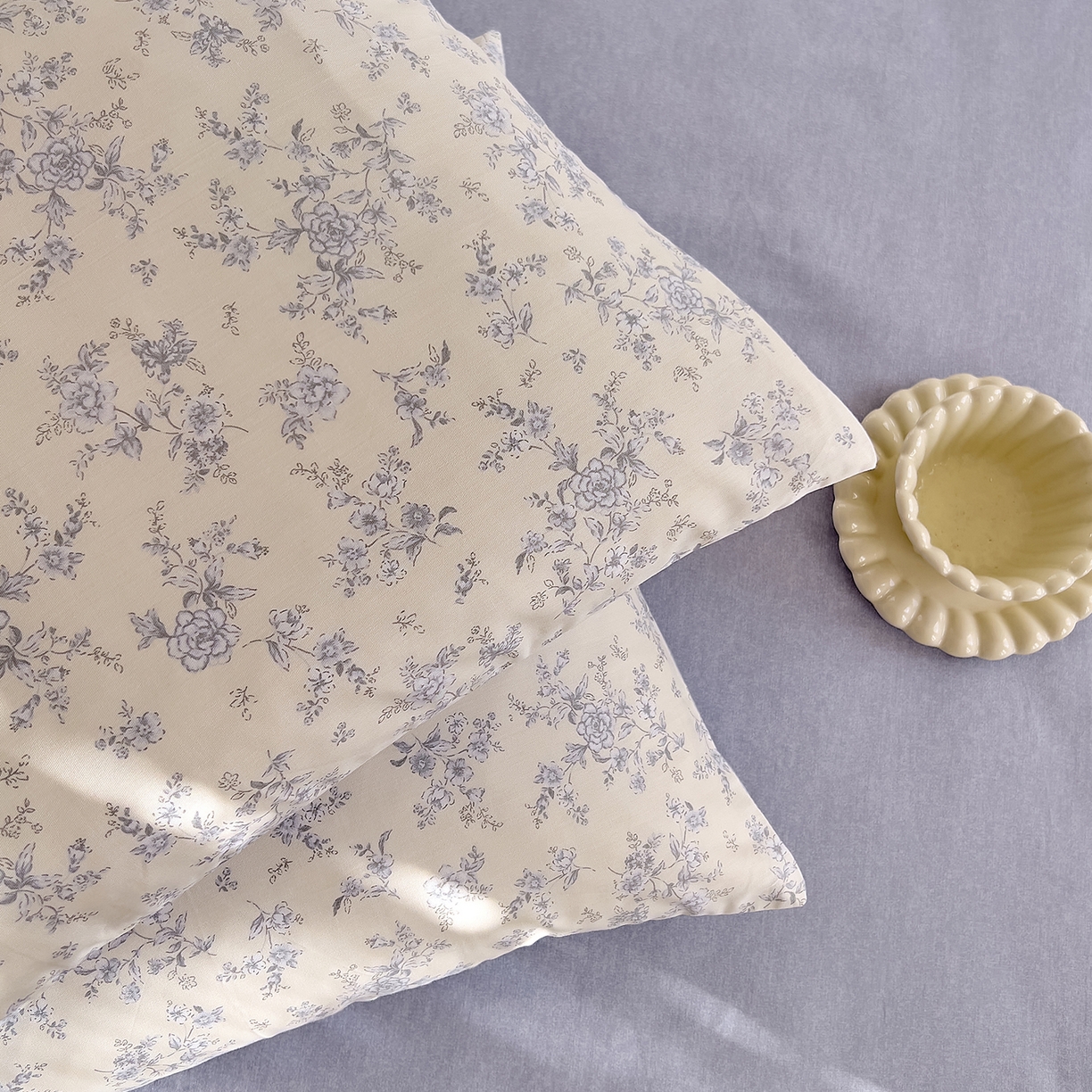 91家纺网 家纺一手货源 找家纺 DoDo 兜兜 2026新款全棉纯棉小碎花单床笠床笠单件单品床笠（可定做尺寸） 沉香