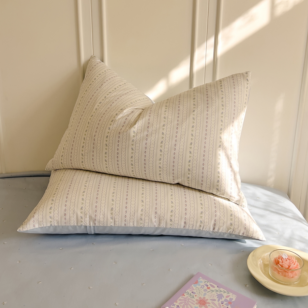 91家纺网 家纺一手货源 找家纺 DoDo 兜兜 2026新款全棉纯棉小碎花单床笠床笠单件单品床笠（可定做尺寸） 沐雅之风