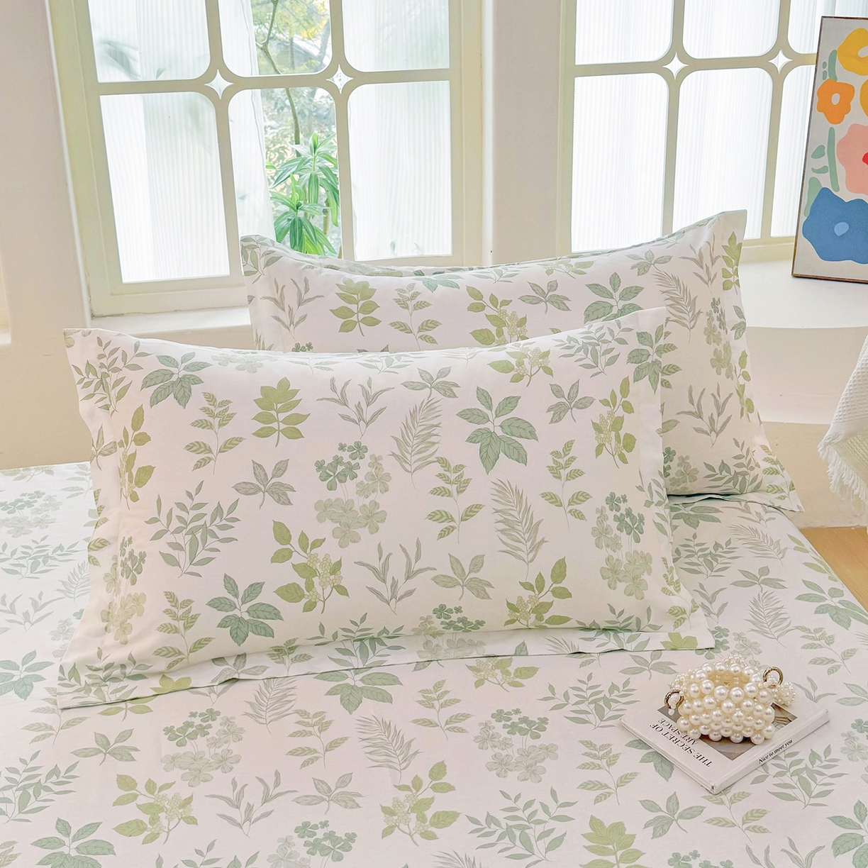 安逸家纺 2026新款全棉纯棉印花12868系列-枕套单件单枕套 洛克庄园