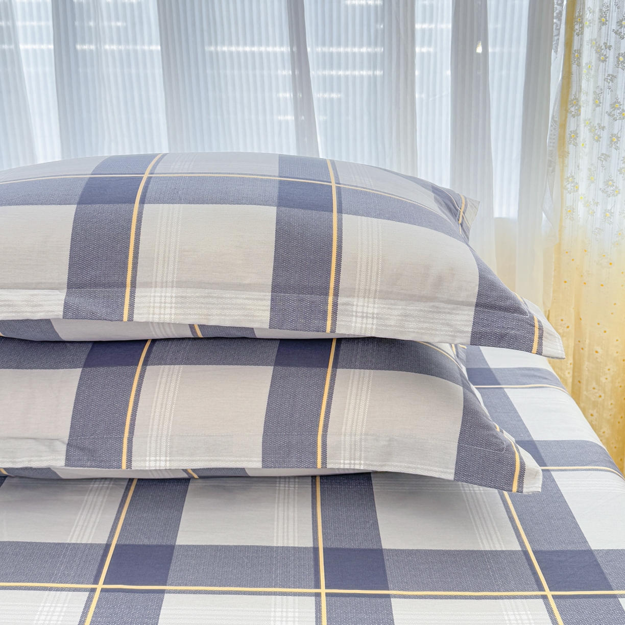 91家纺网 家纺一手货源 找家纺 安逸家纺 2026新款全棉纯棉印花12868系列-枕套单件单枕套 梦幻格