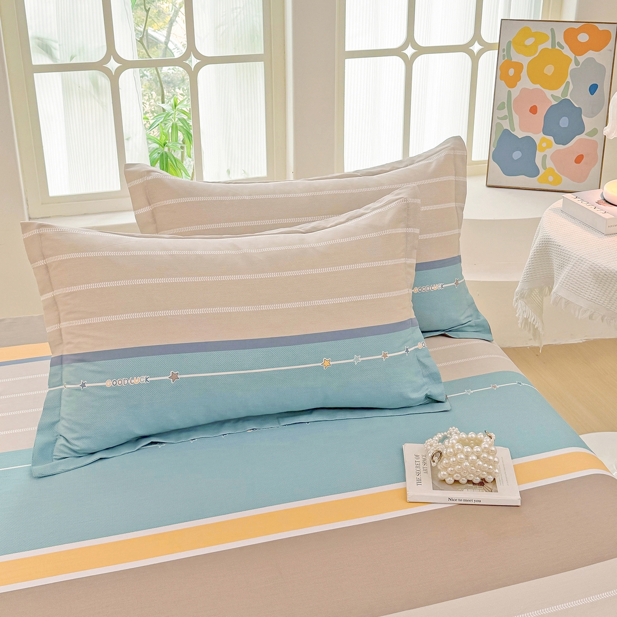 安逸家纺 2026新款全棉纯棉印花12868系列-枕套单件单枕套 米兰印象