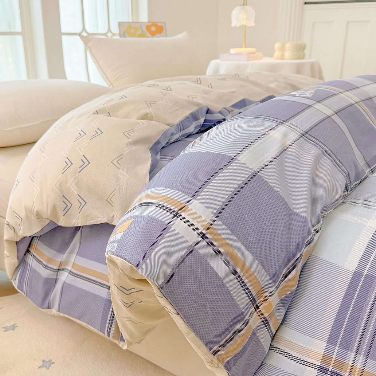 91家纺网 家纺一手货源 找家纺 （总）安逸家纺 2026新款全棉纯棉印花12868系列-被套单件单被套