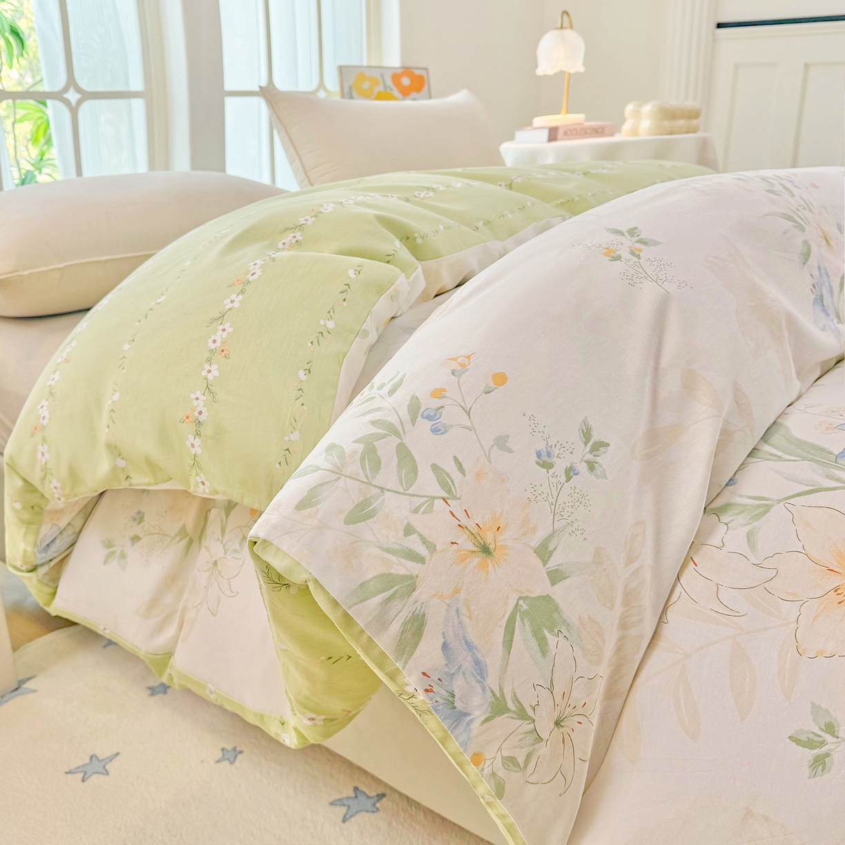 91家纺网 家纺一手货源 找家纺 （总）安逸家纺 2026新款全棉纯棉印花12868系列-被套单件单被套