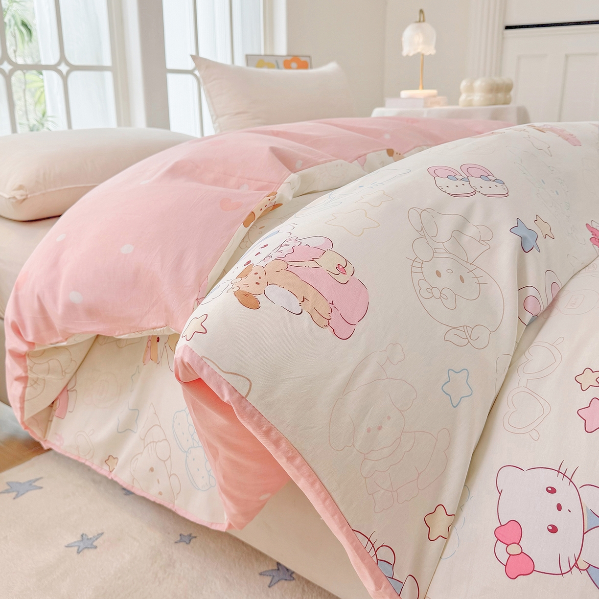 91家纺网 家纺一手货源 找家纺 （总）安逸家纺 2026新款全棉纯棉印花12868系列-被套单件单被套