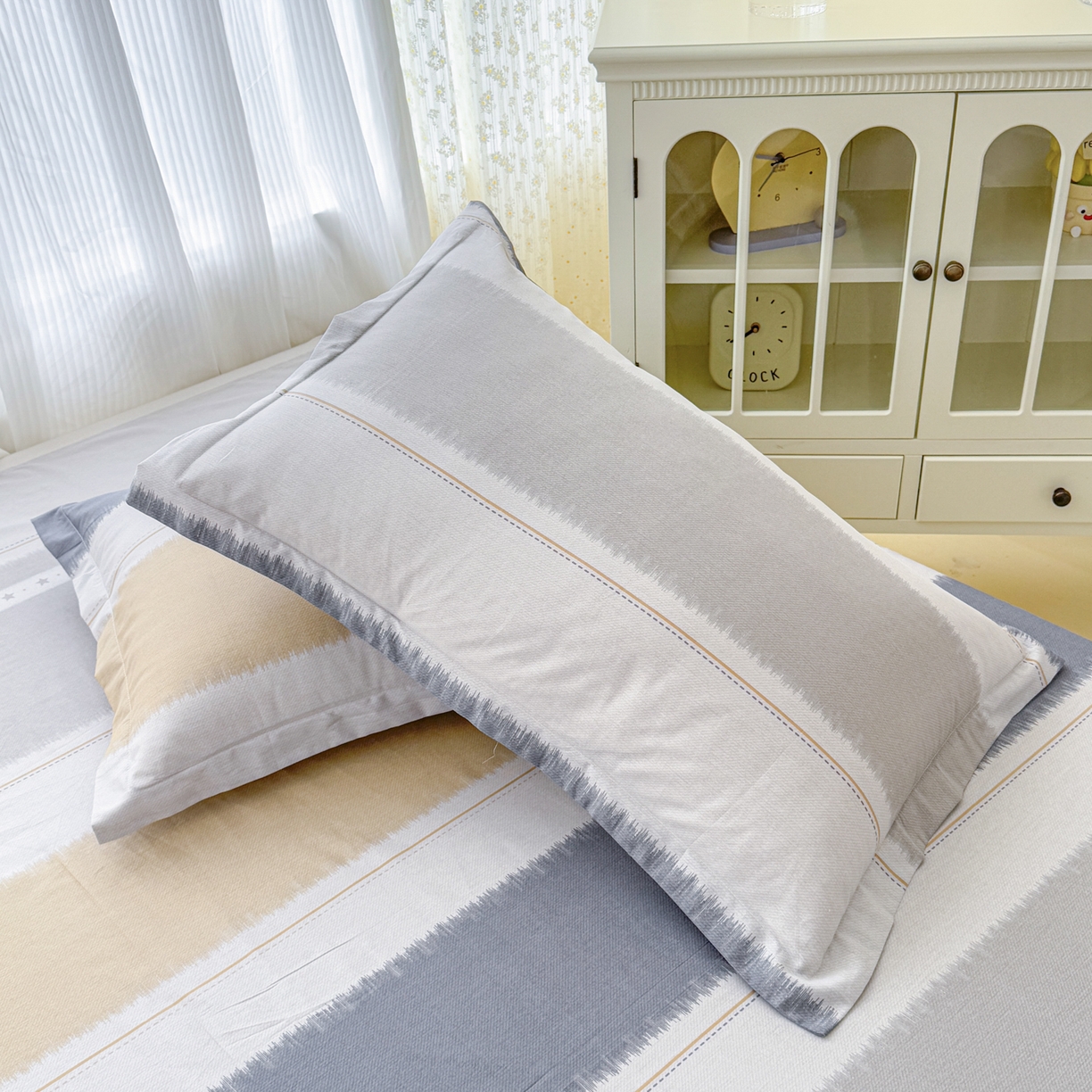 91家纺网 家纺一手货源 找家纺 安逸家纺 2026新款全棉纯棉印花12868系列-枕套单件单枕套 星辰大海