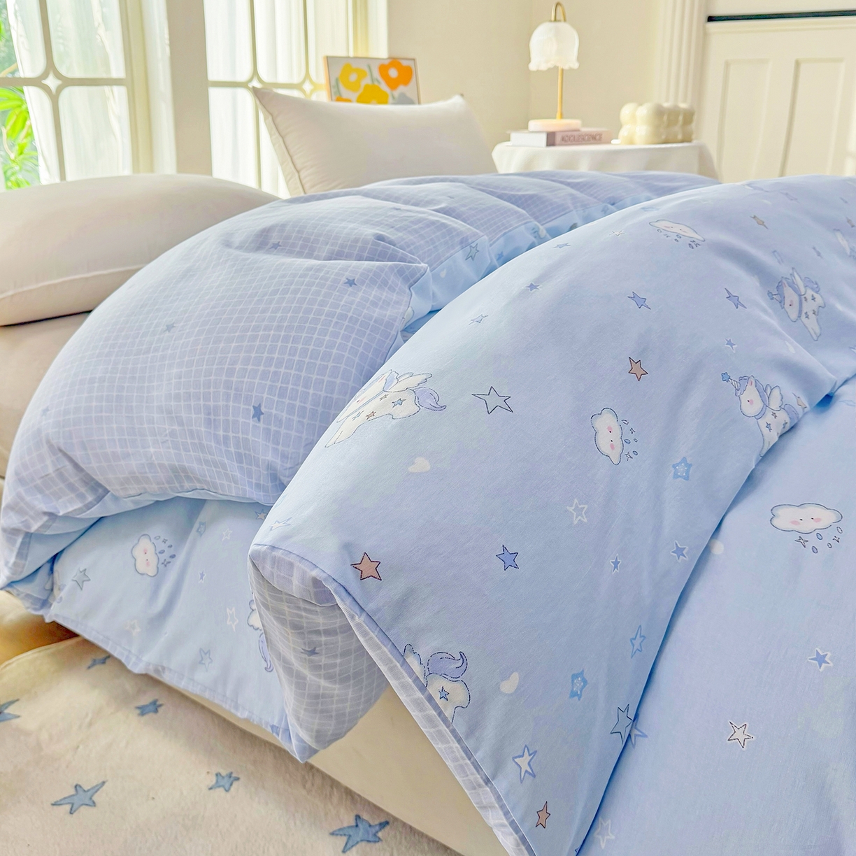 91家纺网 家纺一手货源 找家纺 （总）安逸家纺 2026新款全棉纯棉印花12868系列-被套单件单被套