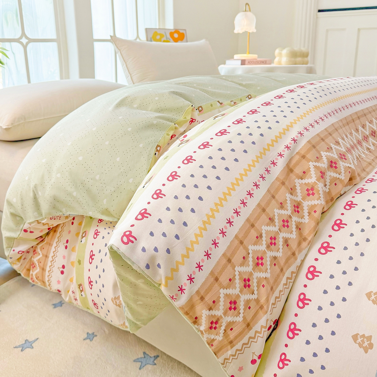 91家纺网 家纺一手货源 找家纺 （总）安逸家纺 2026新款全棉纯棉印花12868系列-被套单件单被套