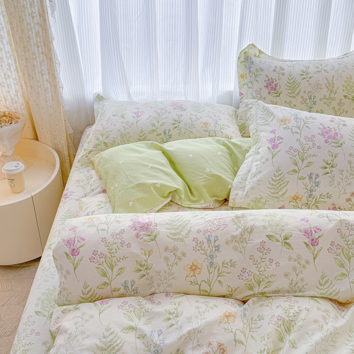 91家纺网 家纺一手货源 找家纺 安逸家纺 2026新款全棉纯棉印花12868系列-被套单件单被套 花田妙语