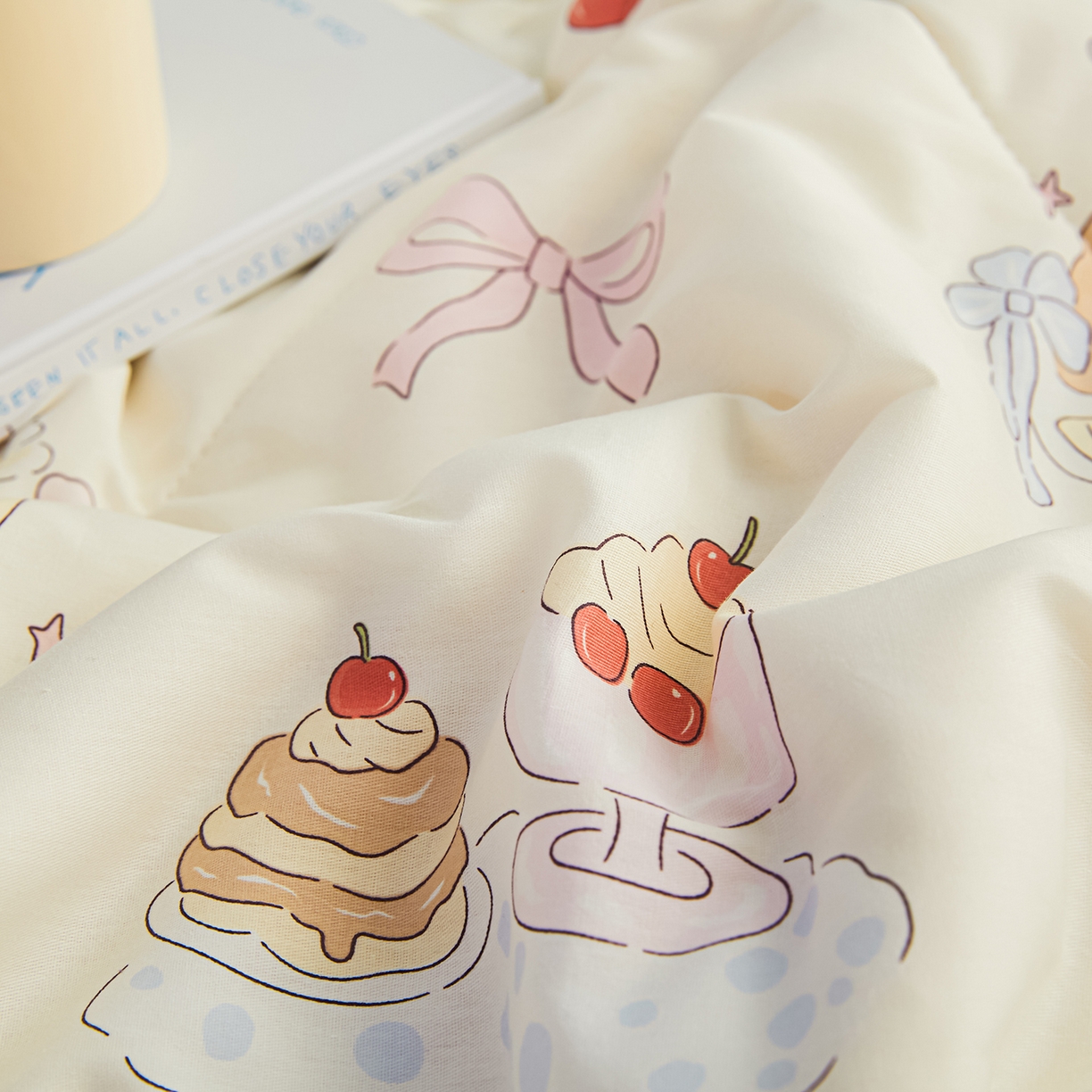 91家纺网 家纺一手货源 找家纺 尊妙被业 2026年新款全棉纯棉印花100%棉花夏被四件套被子被芯-卡通风 蜜罐物语