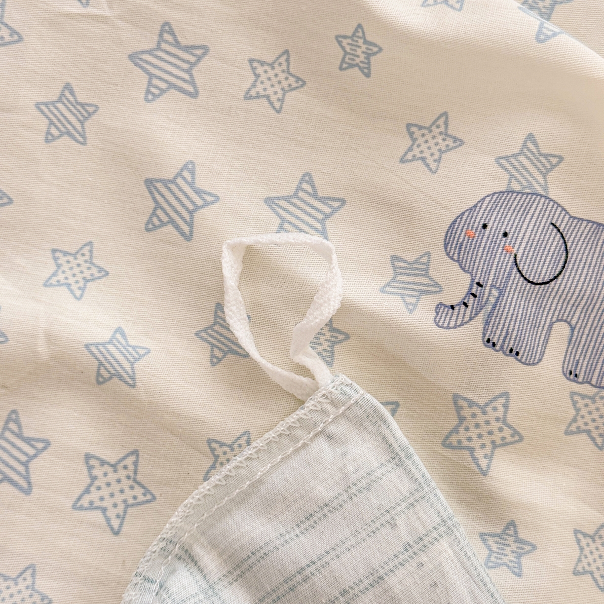 91家纺网 家纺一手货源 找家纺 安逸家纺 2026新款全棉纯棉印花12868系列-被套单件单被套 蓝星动物园