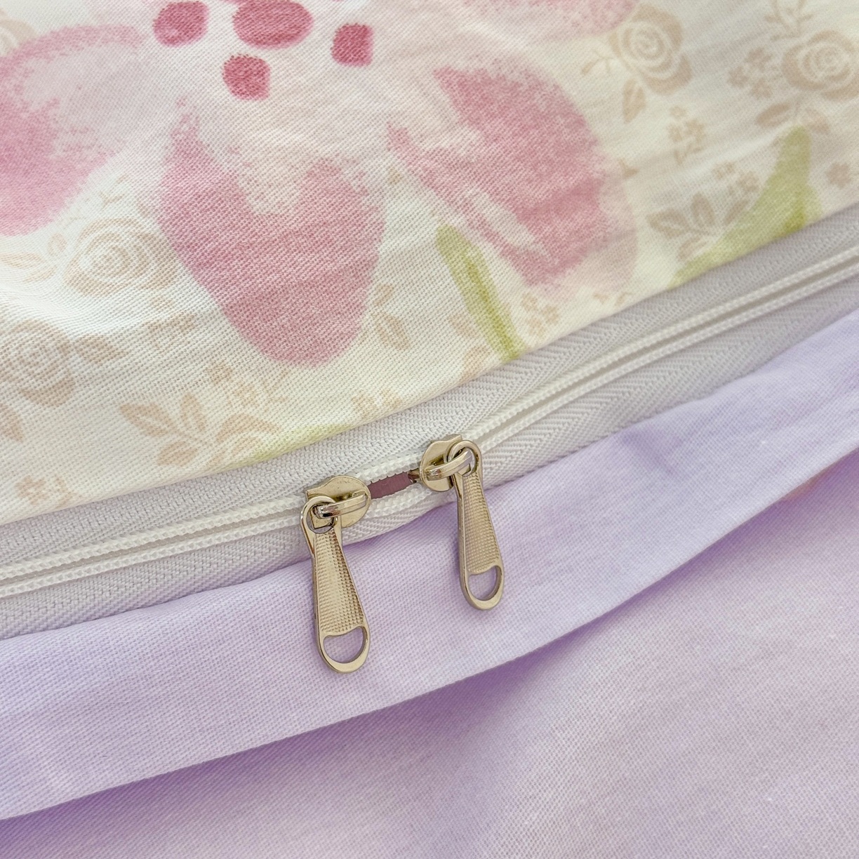 91家纺网 家纺一手货源 找家纺 安逸家纺 2026新款全棉纯棉印花12868系列-被套单件单被套 甜心花朵