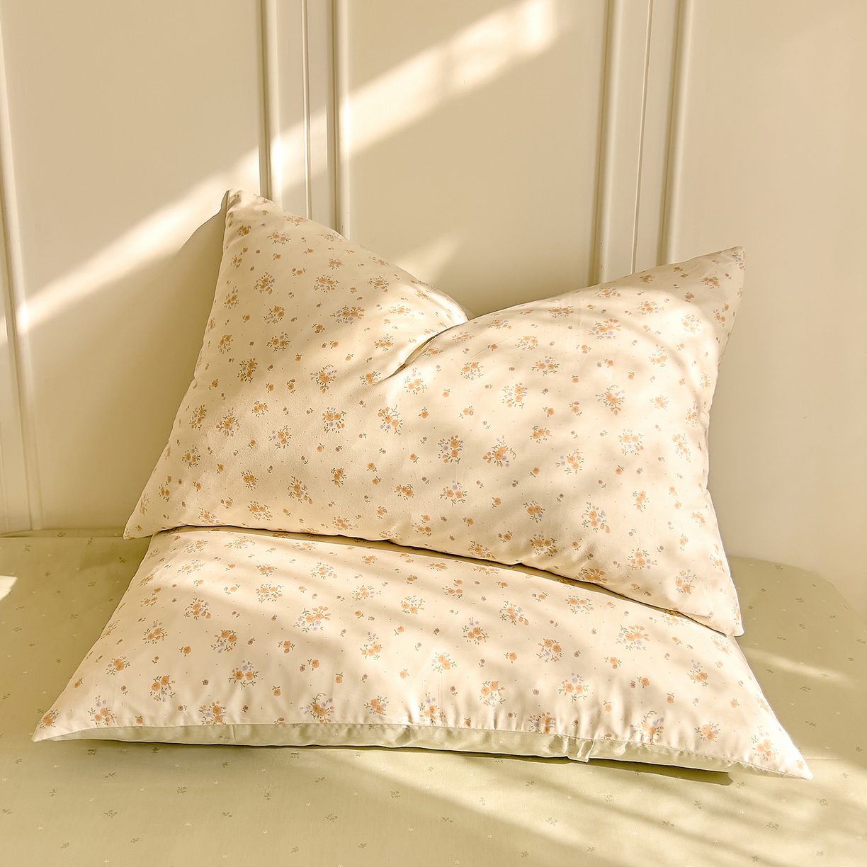 91家纺网 家纺一手货源 找家纺 （总）DoDo 兜兜 2026新款全棉纯棉小碎花单枕套枕套单件单品枕套（可定做尺寸）