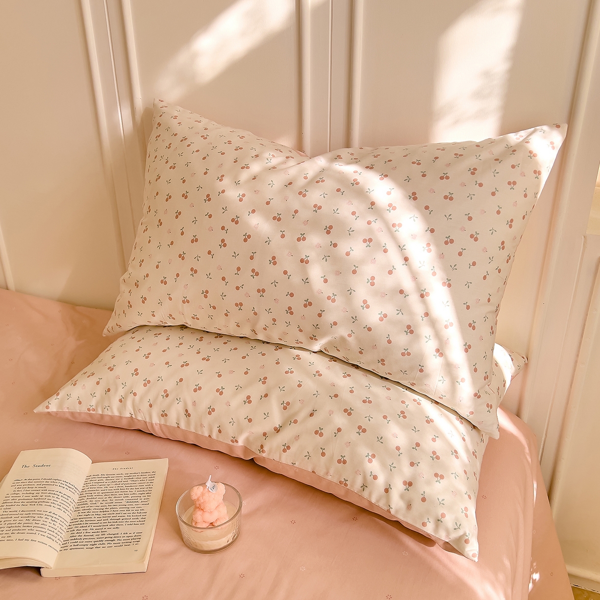 91家纺网 家纺一手货源 找家纺 （总）DoDo 兜兜 2026新款全棉纯棉小碎花单枕套枕套单件单品枕套（可定做尺寸）