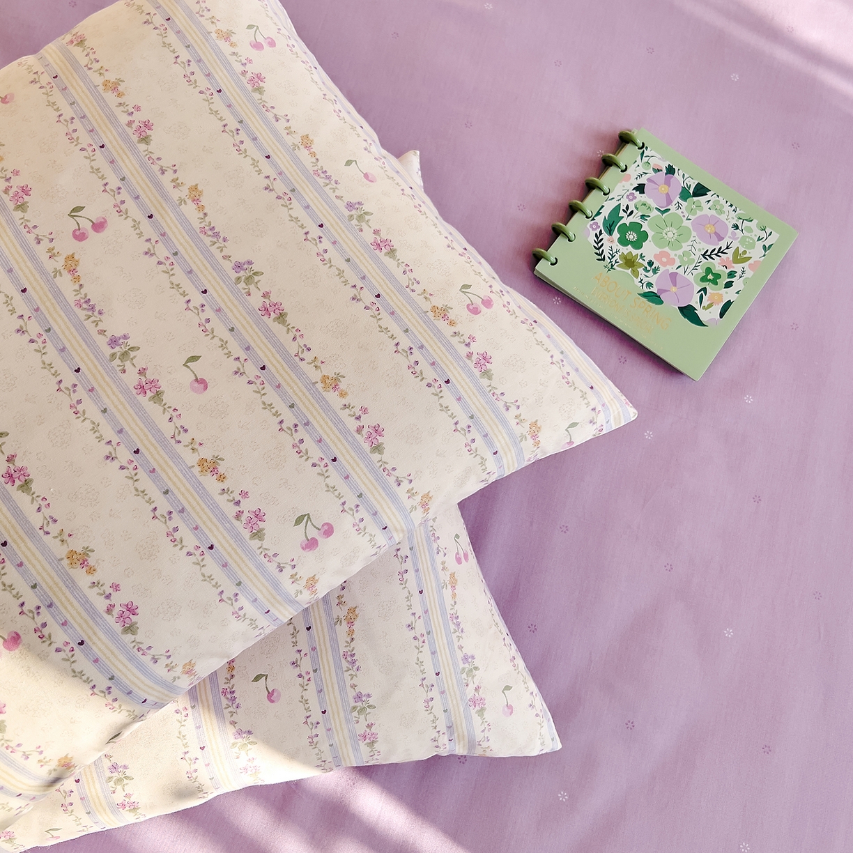 91家纺网 家纺一手货源 找家纺 DoDo 兜兜 2026新款全棉纯棉小碎花单枕套枕套单件单品枕套（可定做尺寸） 花季时光