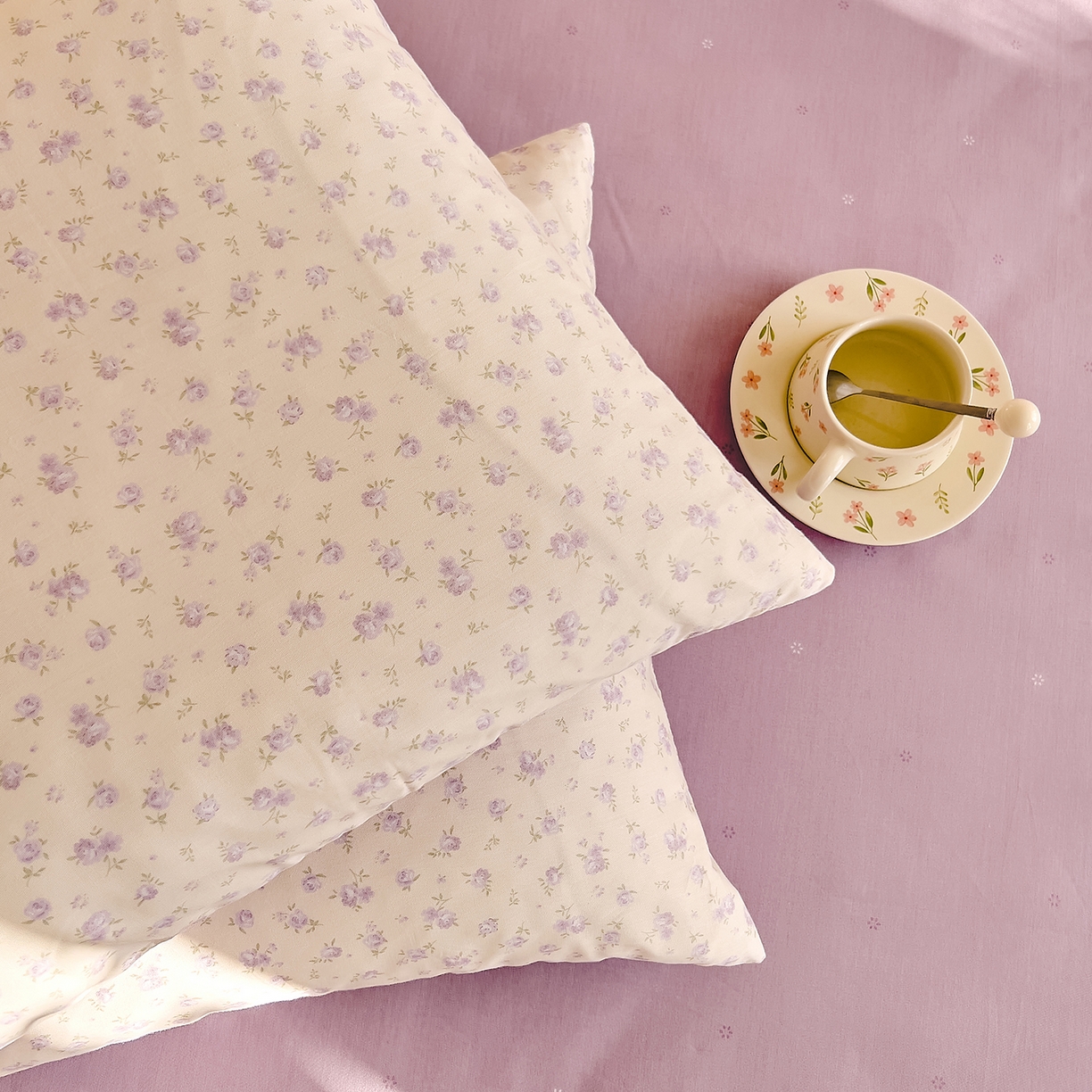 91家纺网 家纺一手货源 找家纺 DoDo 兜兜 2026新款全棉纯棉小碎花单枕套枕套单件单品枕套（可定做尺寸） 山野花集