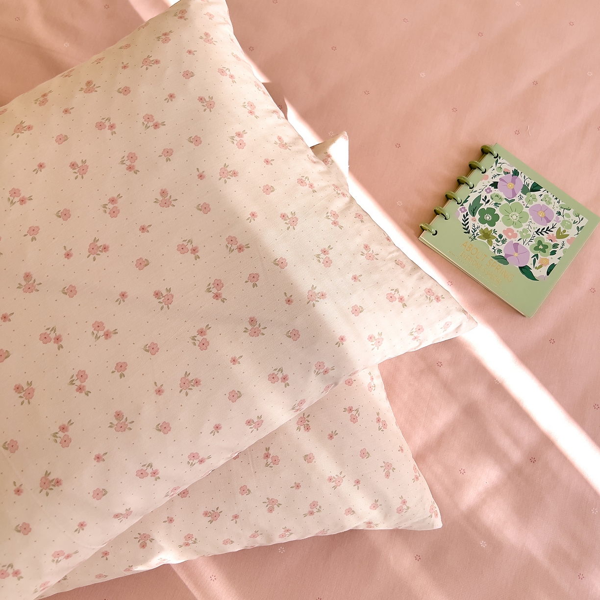 91家纺网 家纺一手货源 找家纺 DoDo 兜兜 2026新款全棉纯棉小碎花单枕套枕套单件单品枕套（可定做尺寸） 拥抱美好