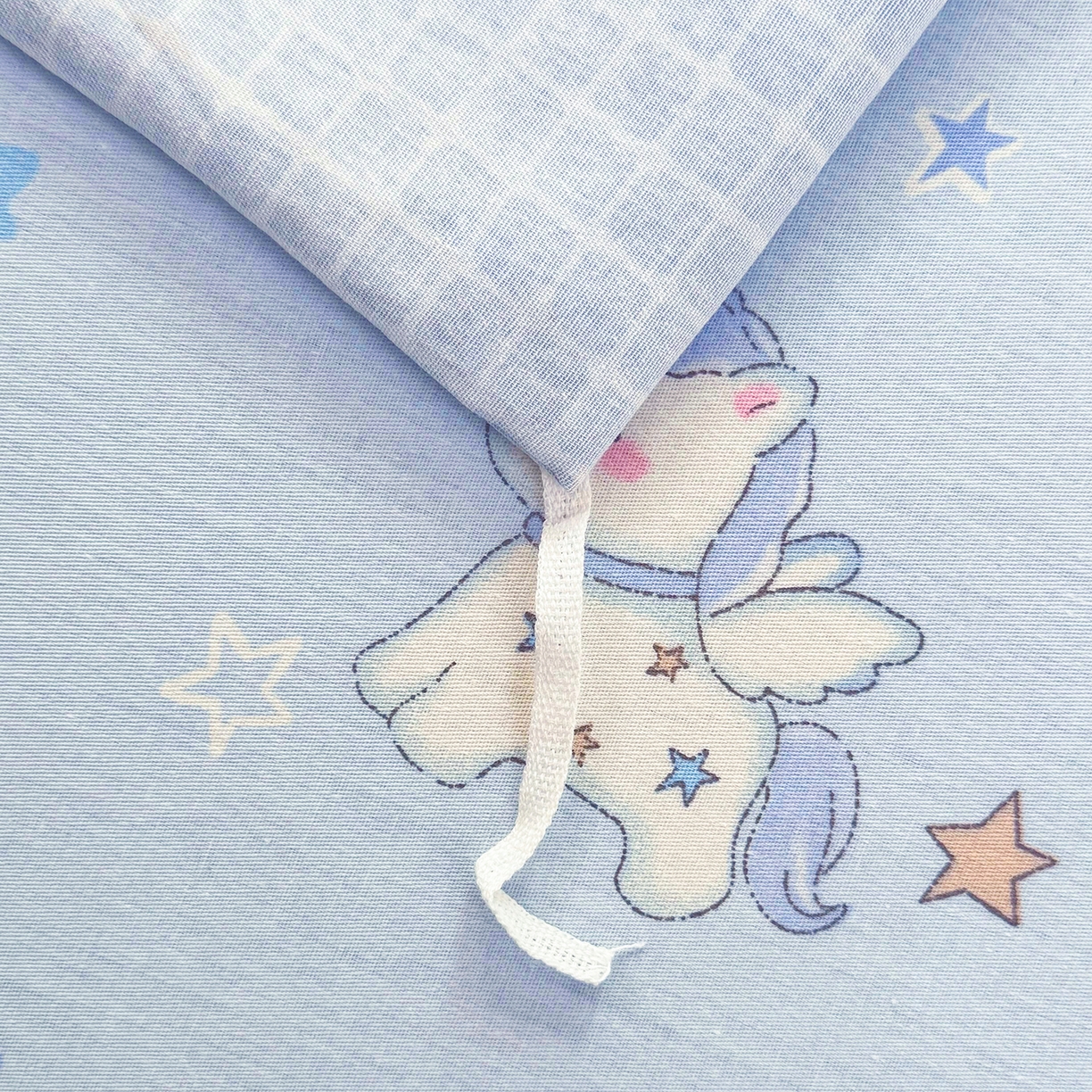 91家纺网 家纺一手货源 找家纺 安逸家纺 2026新款全棉纯棉印花12868系列-被套单件单被套 星星独角兽