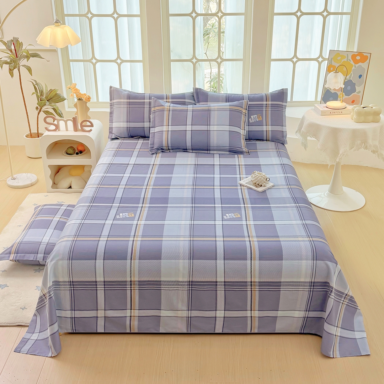 91家纺网 家纺一手货源 找家纺 （总）安逸家纺 2026新款全棉纯棉印花12868系列-床单单件单床单