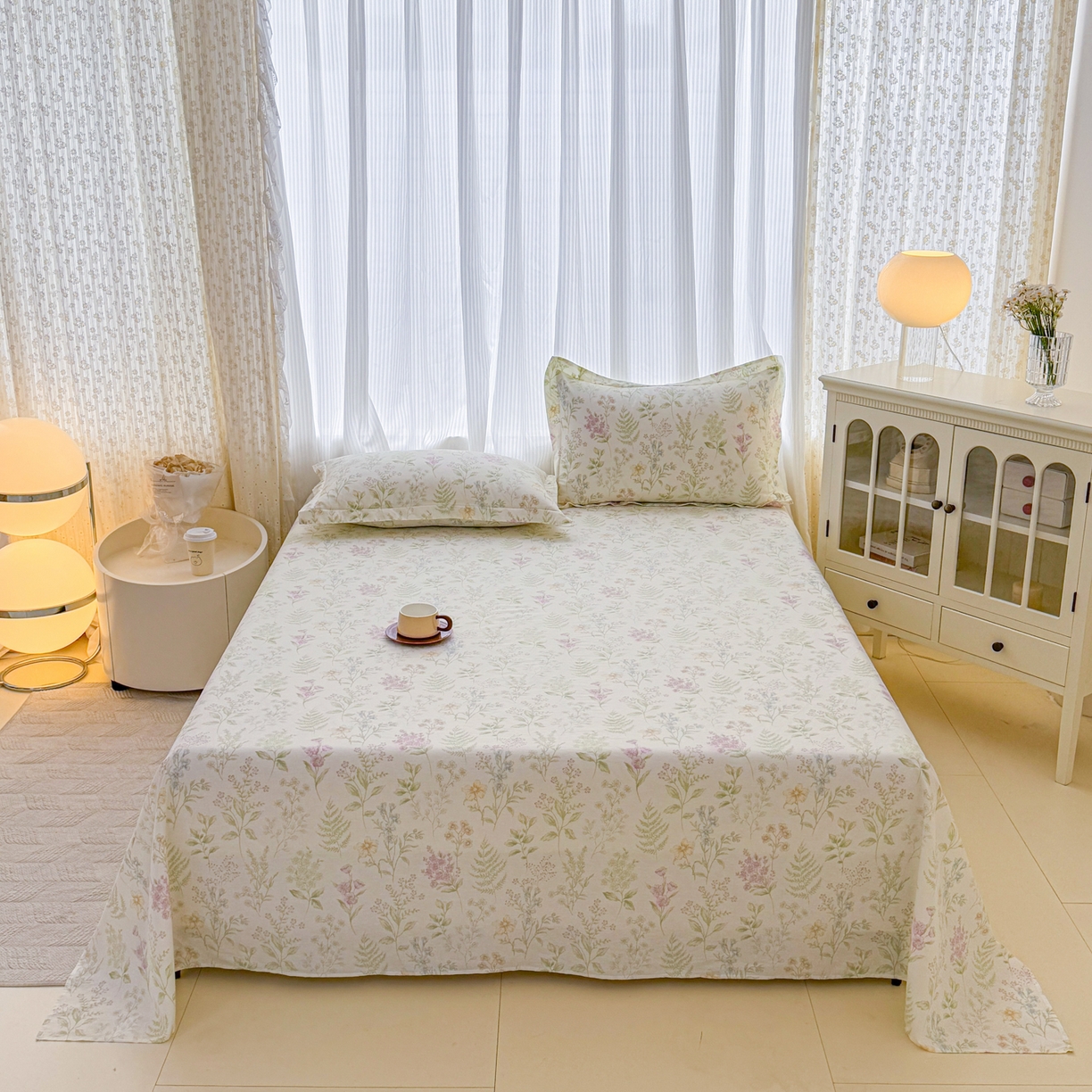 91家纺网 家纺一手货源 找家纺 （总）安逸家纺 2026新款全棉纯棉印花12868系列-床单单件单床单