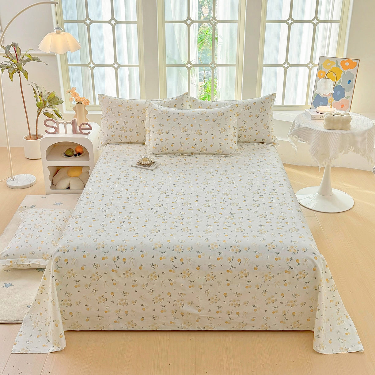 91家纺网 家纺一手货源 找家纺 （总）安逸家纺 2026新款全棉纯棉印花12868系列-床单单件单床单