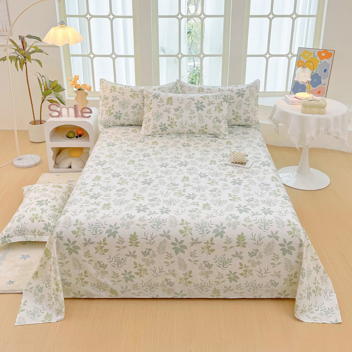 91家纺网 家纺一手货源 找家纺 （总）安逸家纺 2026新款全棉纯棉印花12868系列-床单单件单床单