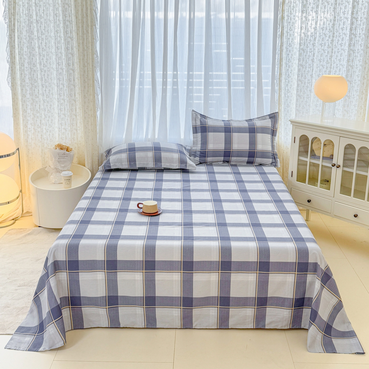 91家纺网 家纺一手货源 找家纺 （总）安逸家纺 2026新款全棉纯棉印花12868系列-床单单件单床单