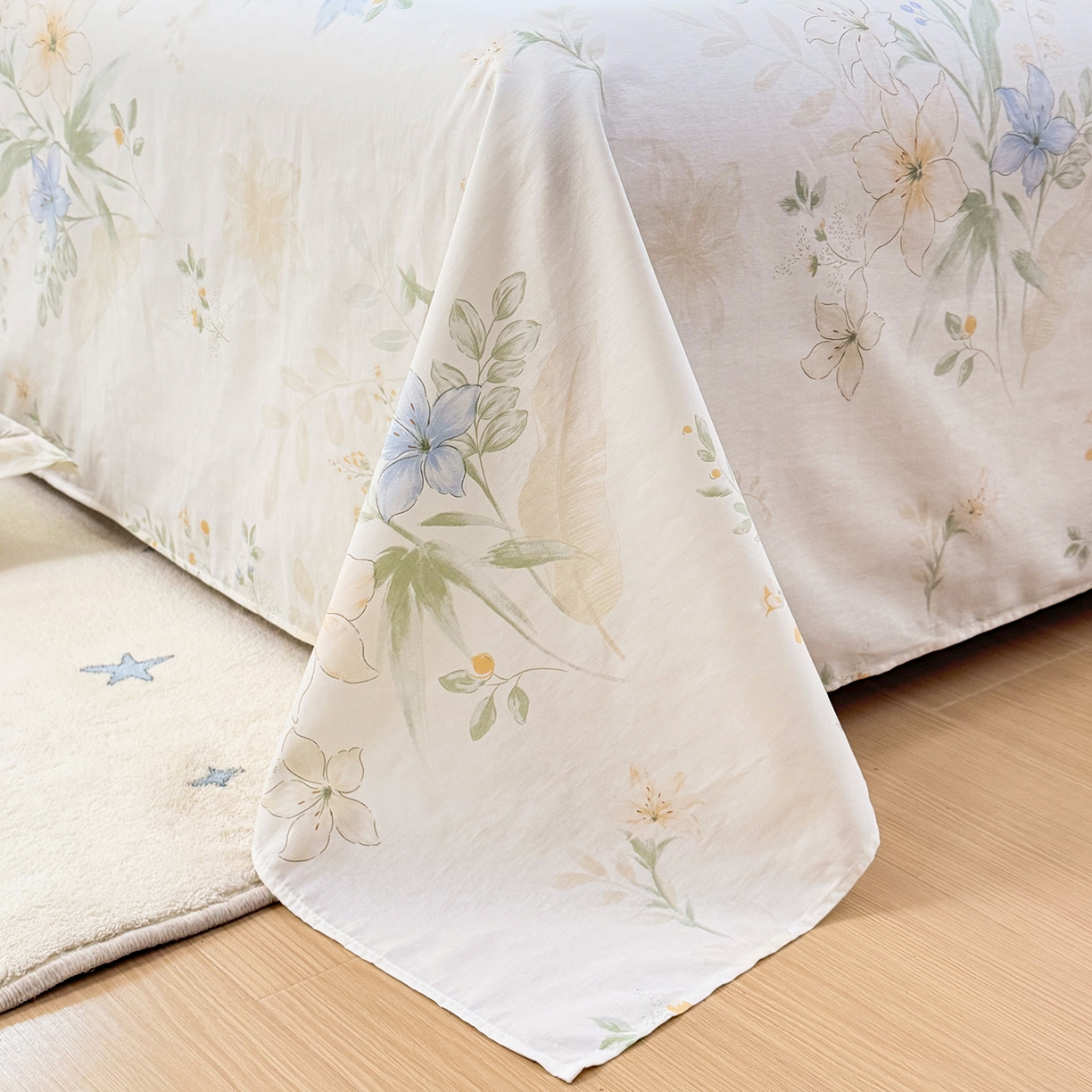 91家纺网 家纺一手货源 找家纺 安逸家纺 2026新款全棉纯棉印花12868系列-床单单件单床单 格拉花园