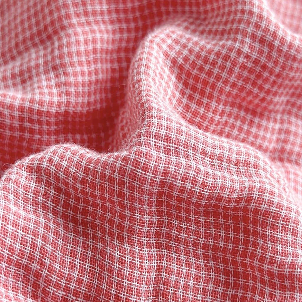 91家纺网 家纺一手货源 找家纺 （总）仰望棉麻双层纱供应链 2026新款糖果四层纱睡衣全棉色织精梳赛罗精密纺