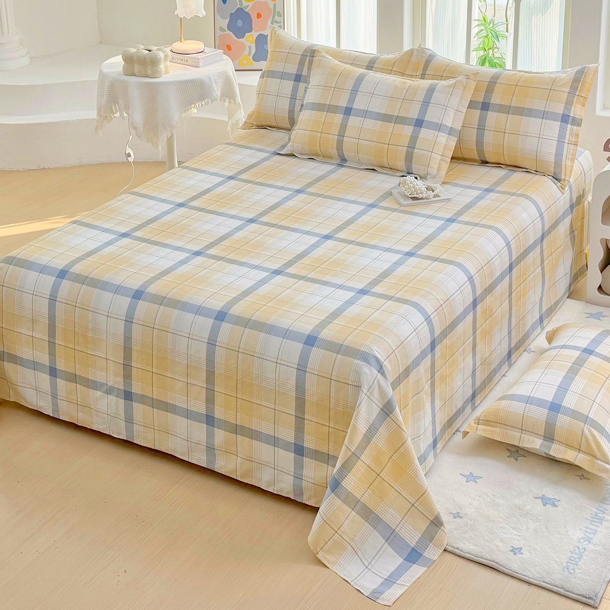 91家纺网 家纺一手货源 找家纺 安逸家纺 2026新款全棉纯棉印花12868系列-床单单件单床单 罗德里