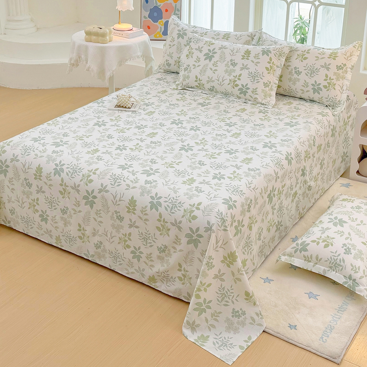 91家纺网 家纺一手货源 找家纺 安逸家纺 2026新款全棉纯棉印花12868系列-床单单件单床单 洛克庄园