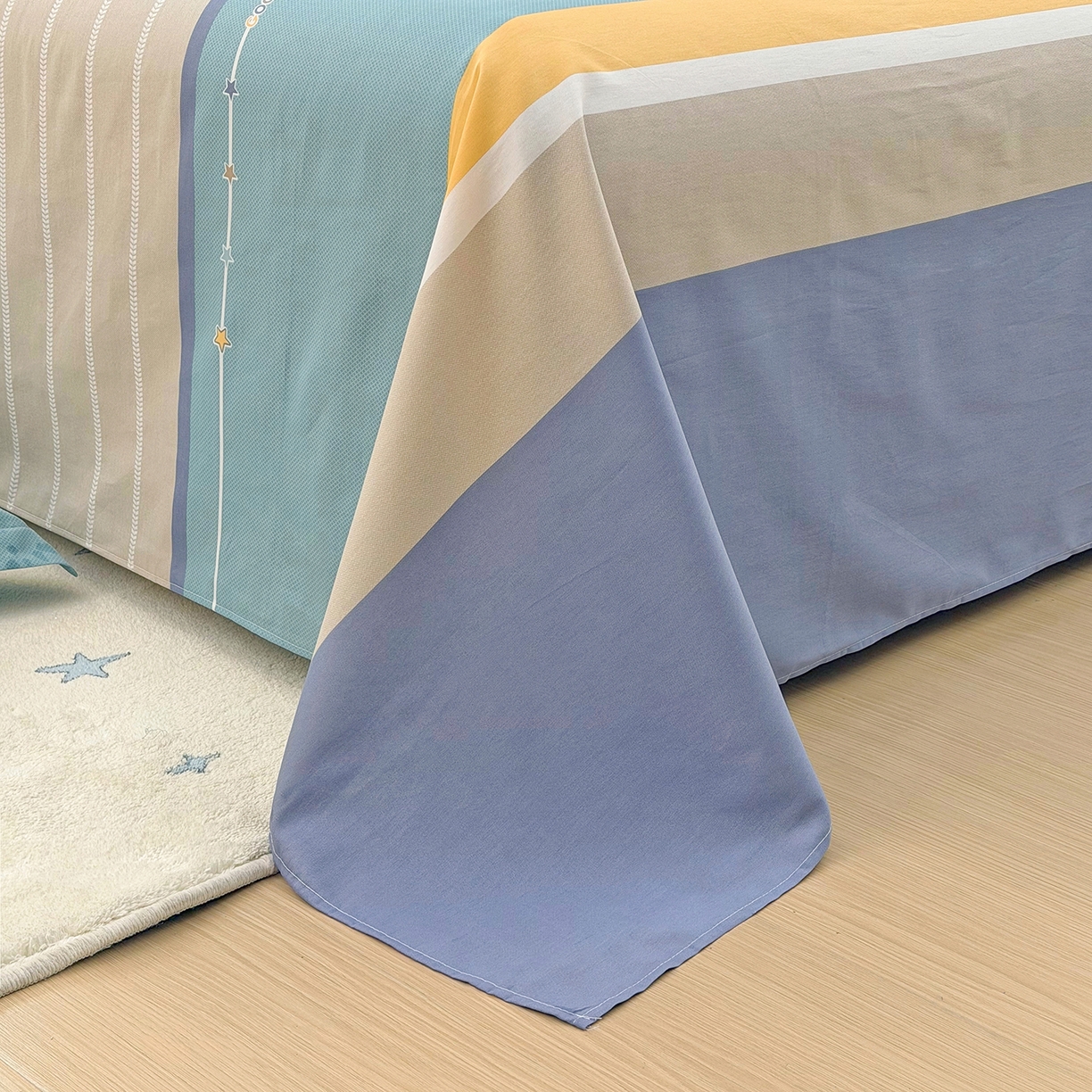 91家纺网 家纺一手货源 找家纺 安逸家纺 2026新款全棉纯棉印花12868系列-床单单件单床单 米兰印象