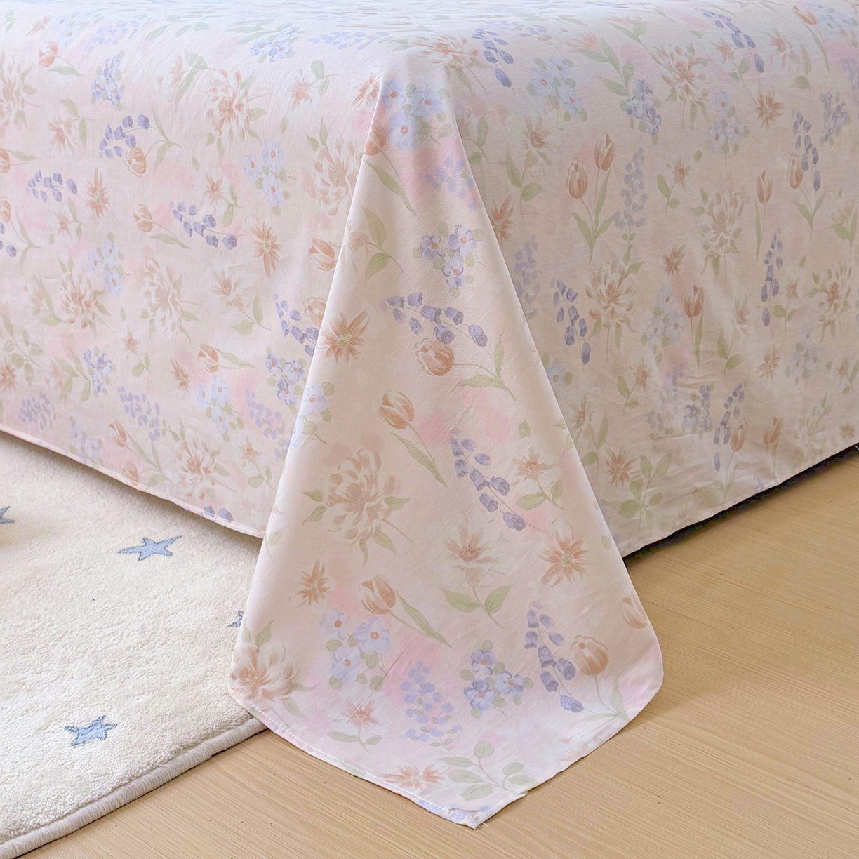 91家纺网 家纺一手货源 找家纺 安逸家纺 2026新款全棉纯棉印花12868系列-床单单件单床单 微风徐徐