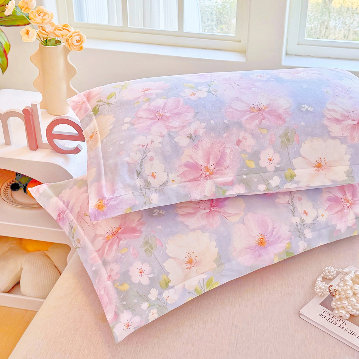 91家纺网 家纺一手货源 找家纺 （总）安逸家纺 2026新款12868全棉纯棉床笠四件套床罩学生纯棉床笠款三件套