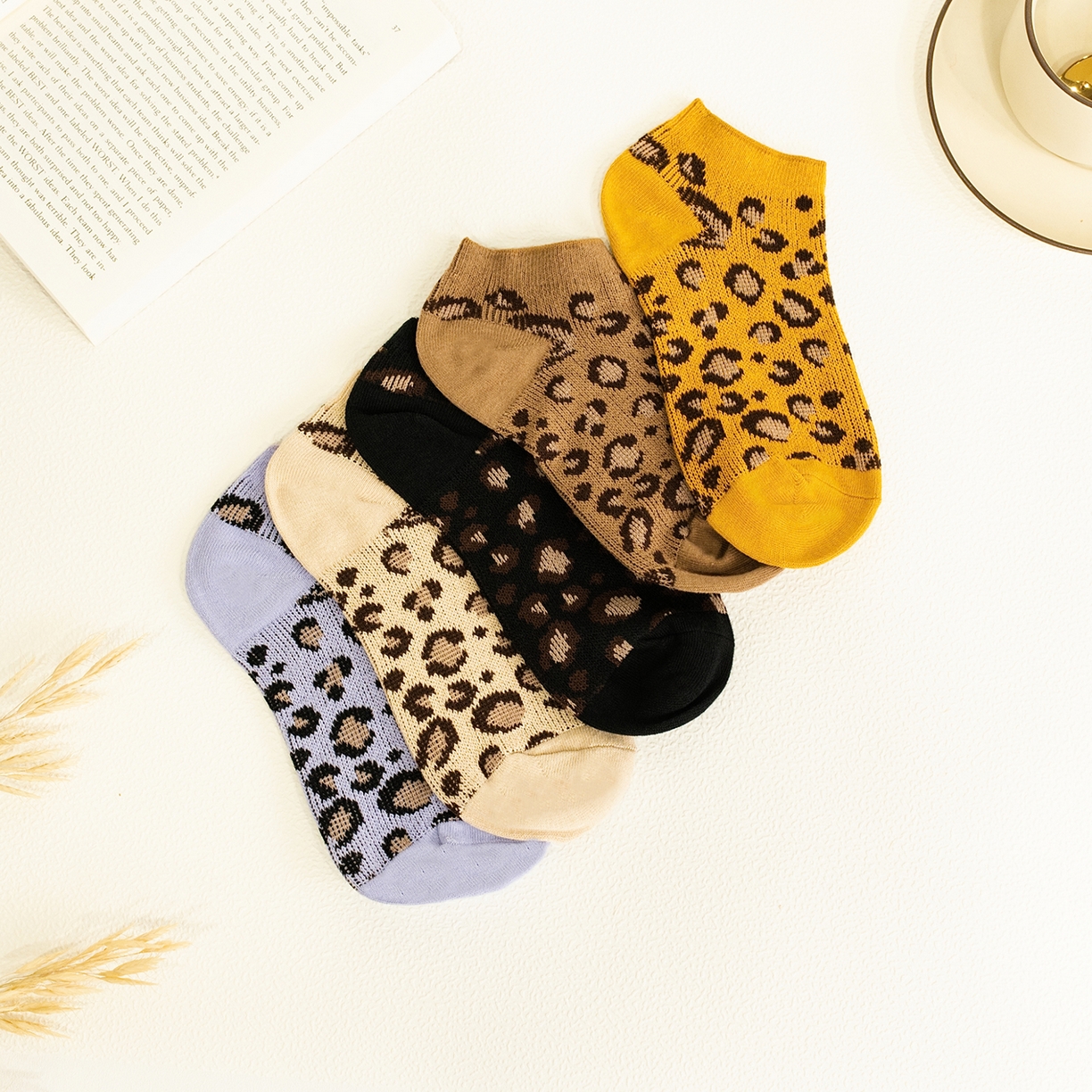 91家纺网 家纺一手货源 找家纺 松色家居 2026新款福利款混纺棉男女袜子 女袜c 均码