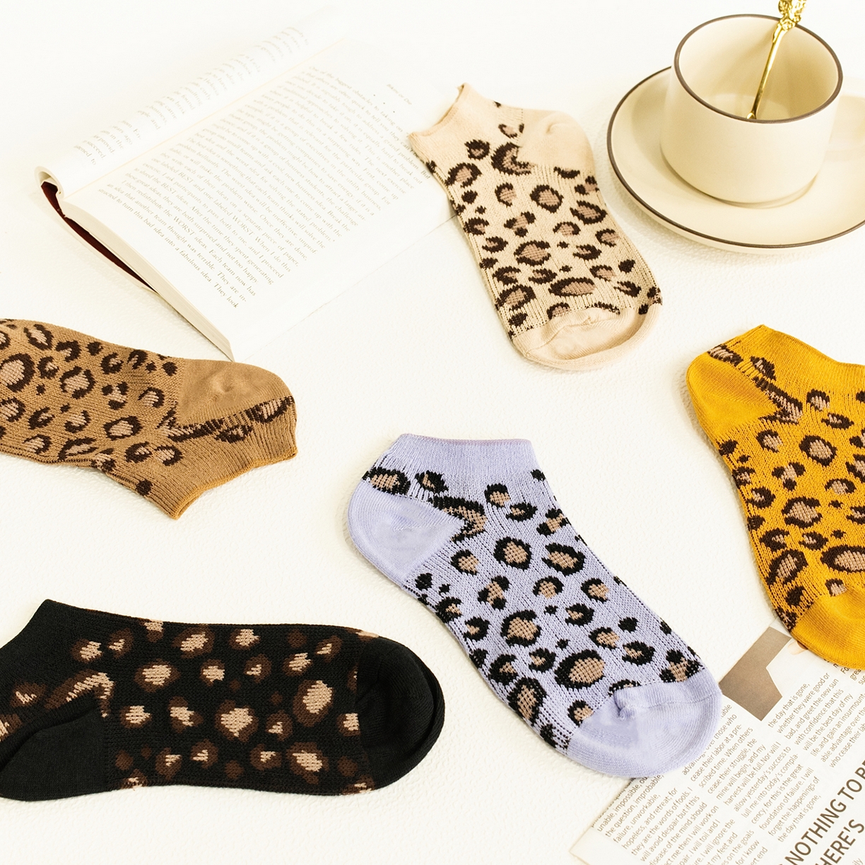 91家纺网 家纺一手货源 找家纺 松色家居 2026新款福利款混纺棉男女袜子 女袜c 均码