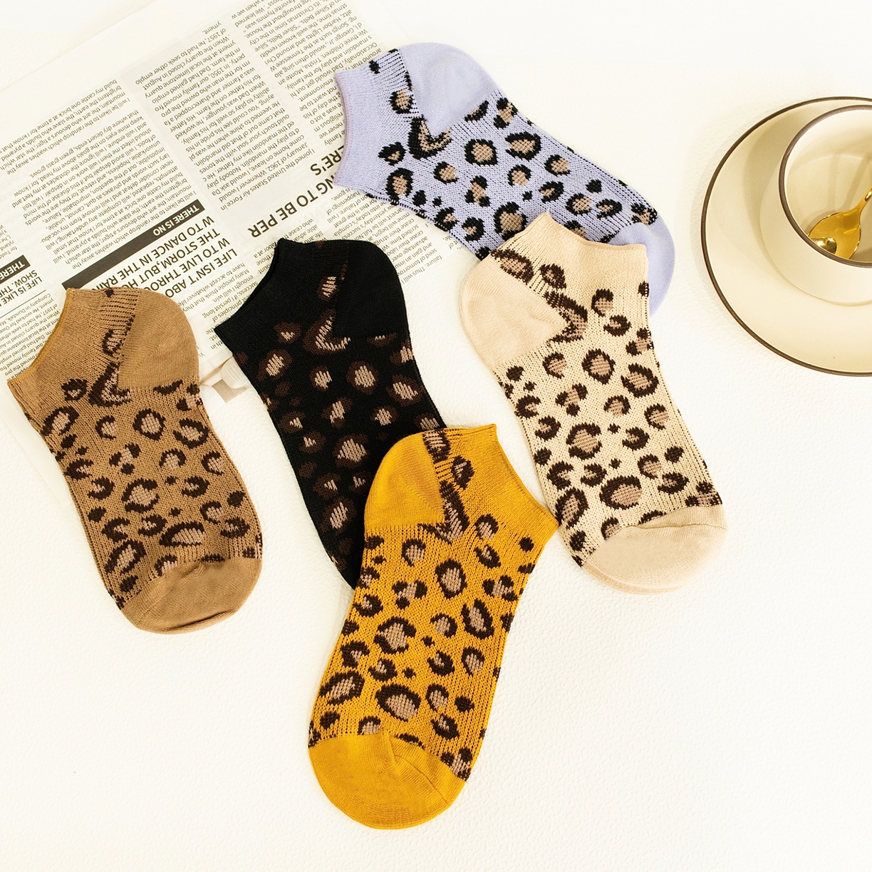 松色家居 2026新款福利款混纺棉男女袜子 女袜c 均码