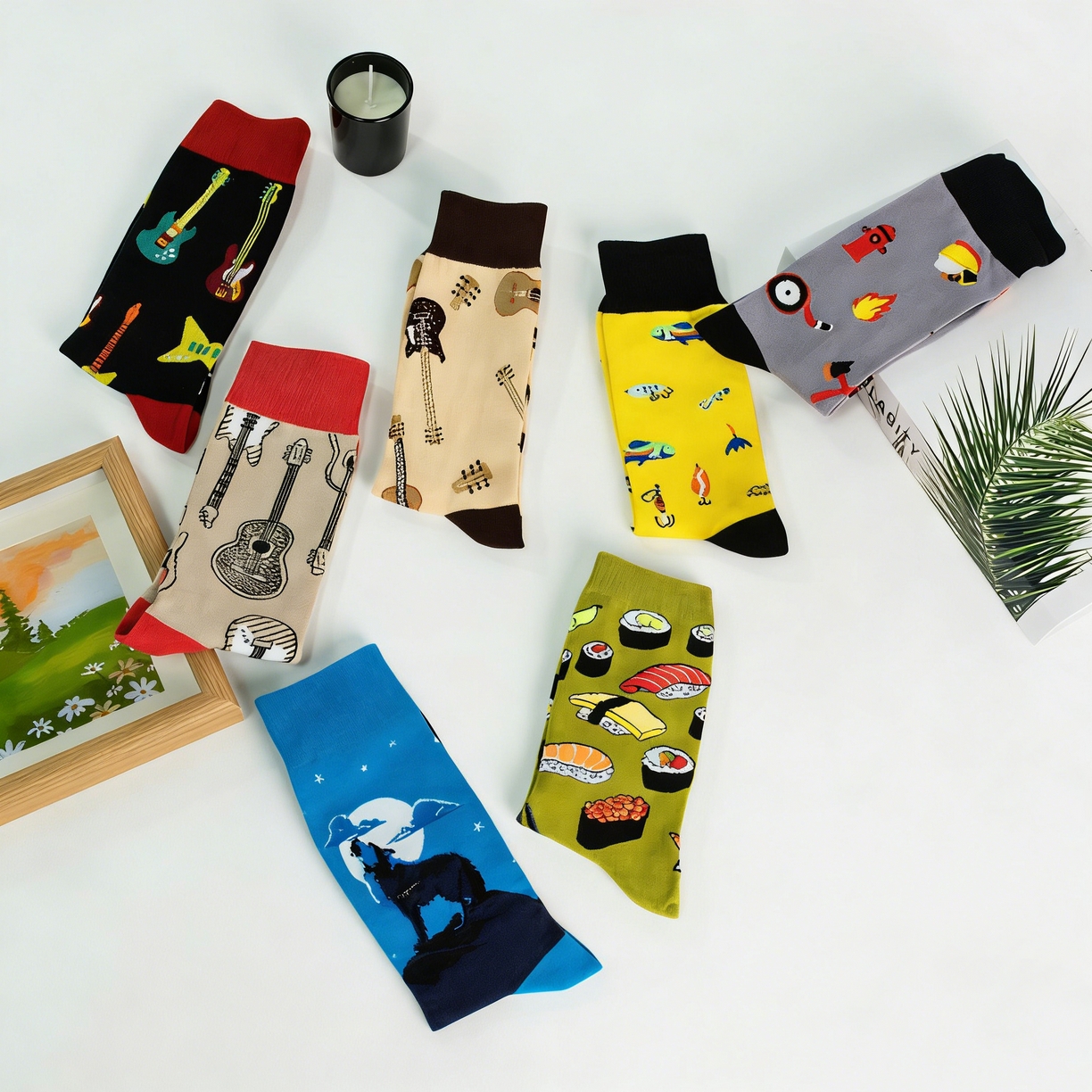 91家纺网 家纺一手货源 找家纺 松色家居 2026新款福利款混纺棉男女袜子 男袜d 均码