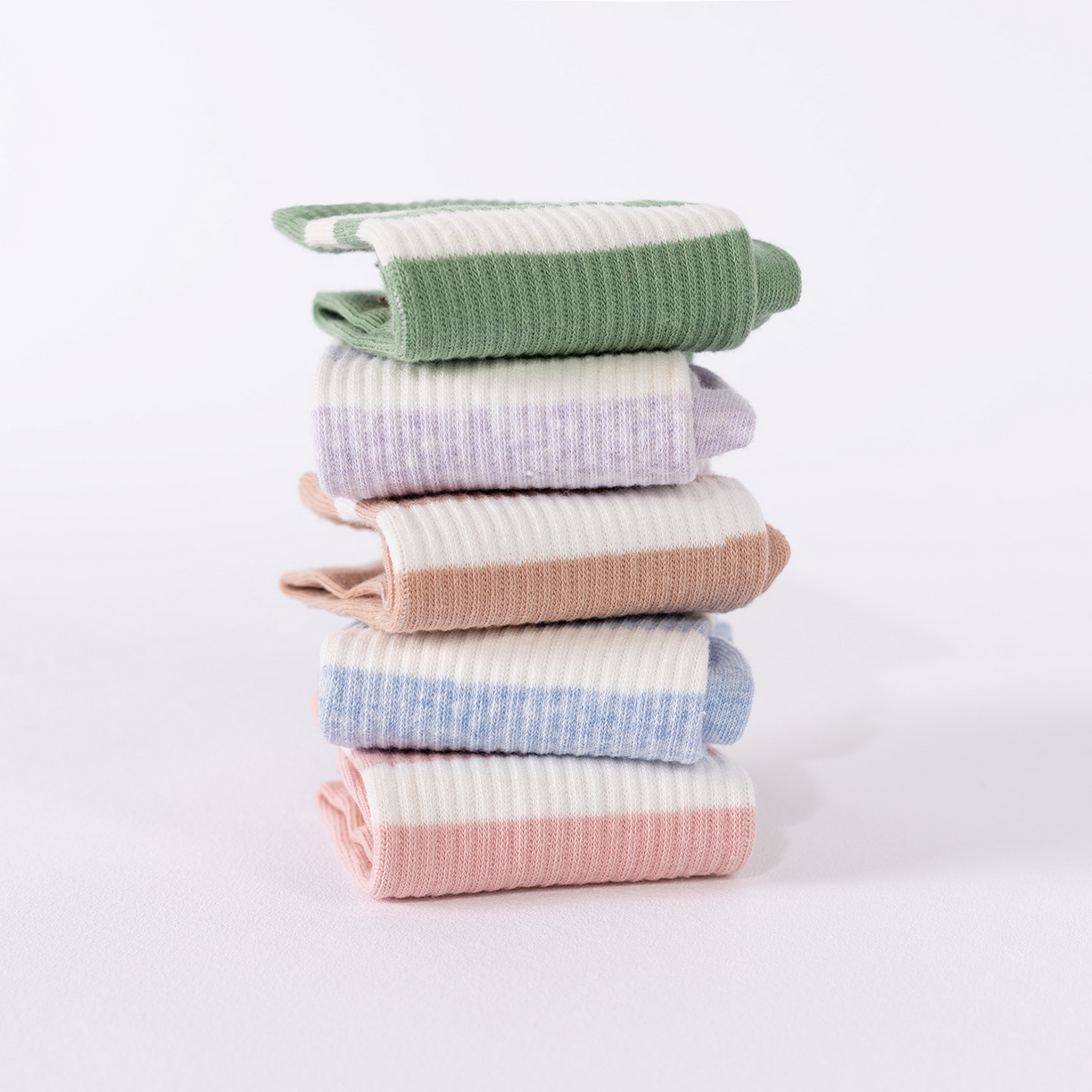 91家纺网 家纺一手货源 找家纺 松色家居 2026新款福利款混纺棉男女袜子 女袜a 均码