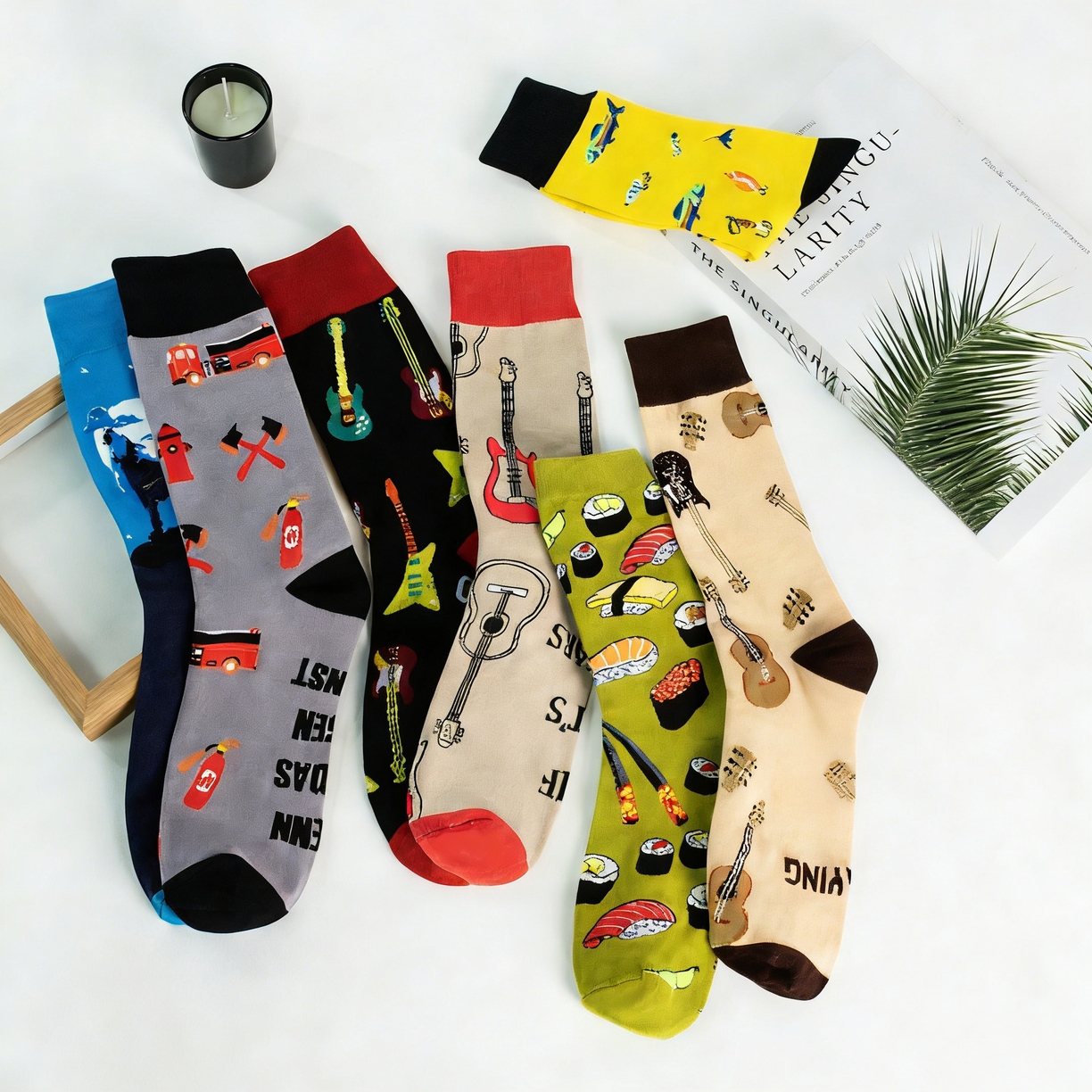 91家纺网 家纺一手货源 找家纺 （总）松色家居 2026新款福利款混纺棉男女袜子