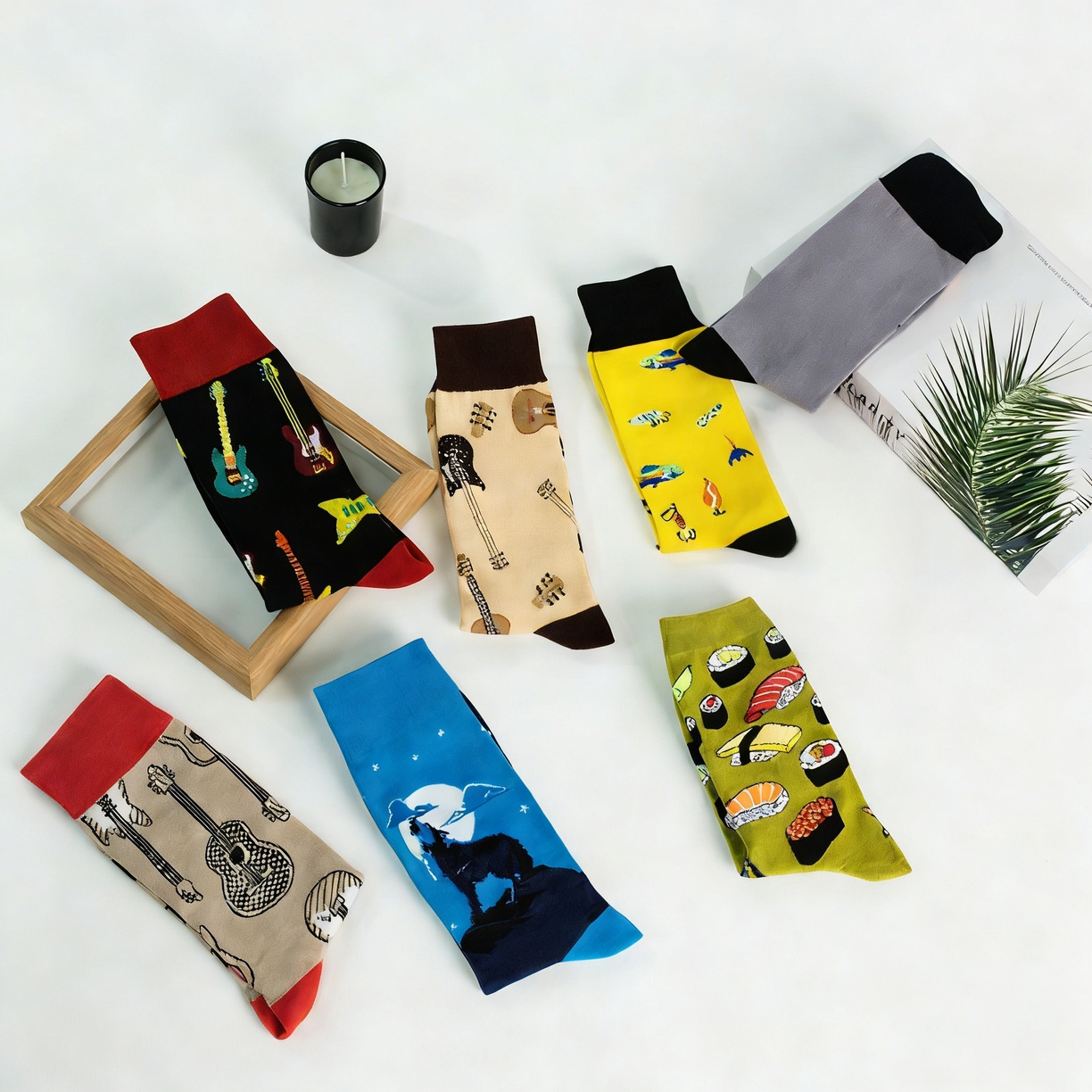 91家纺网 家纺一手货源 找家纺 松色家居 2026新款福利款混纺棉男女袜子 男袜d 均码