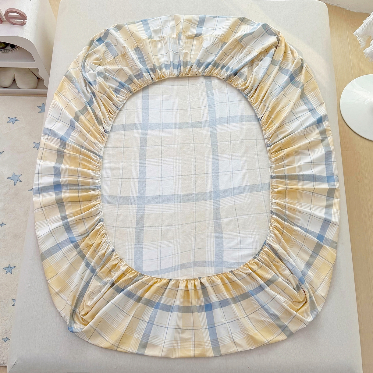 91家纺网 家纺一手货源 找家纺 安逸家纺 2026新款12868全棉纯棉床笠四件套床罩学生纯棉床笠款三件套 罗德里