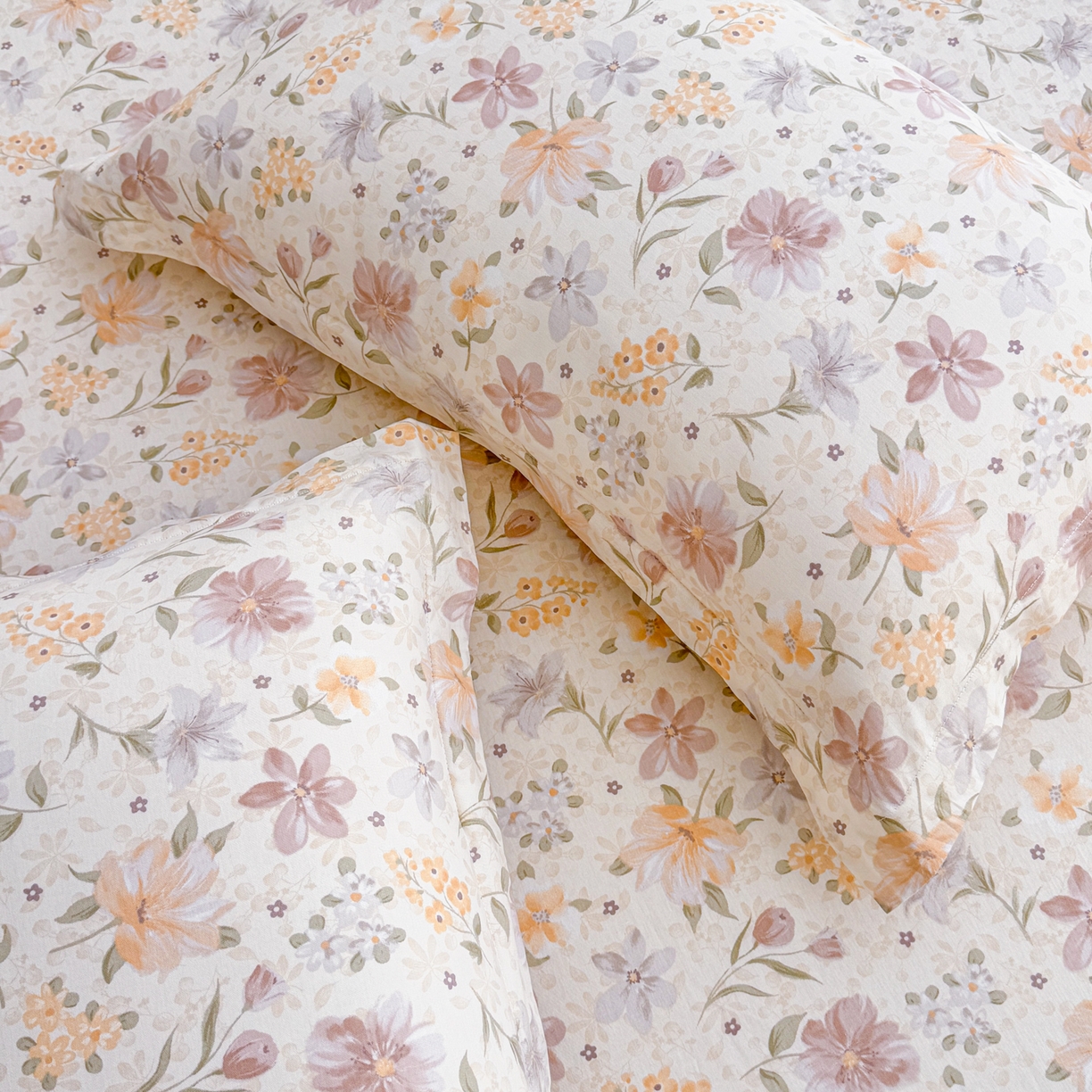 91家纺网 家纺一手货源 找家纺 安逸家纺 2026新款12868全棉纯棉床笠四件套床罩学生纯棉床笠款三件套 苏糖咖