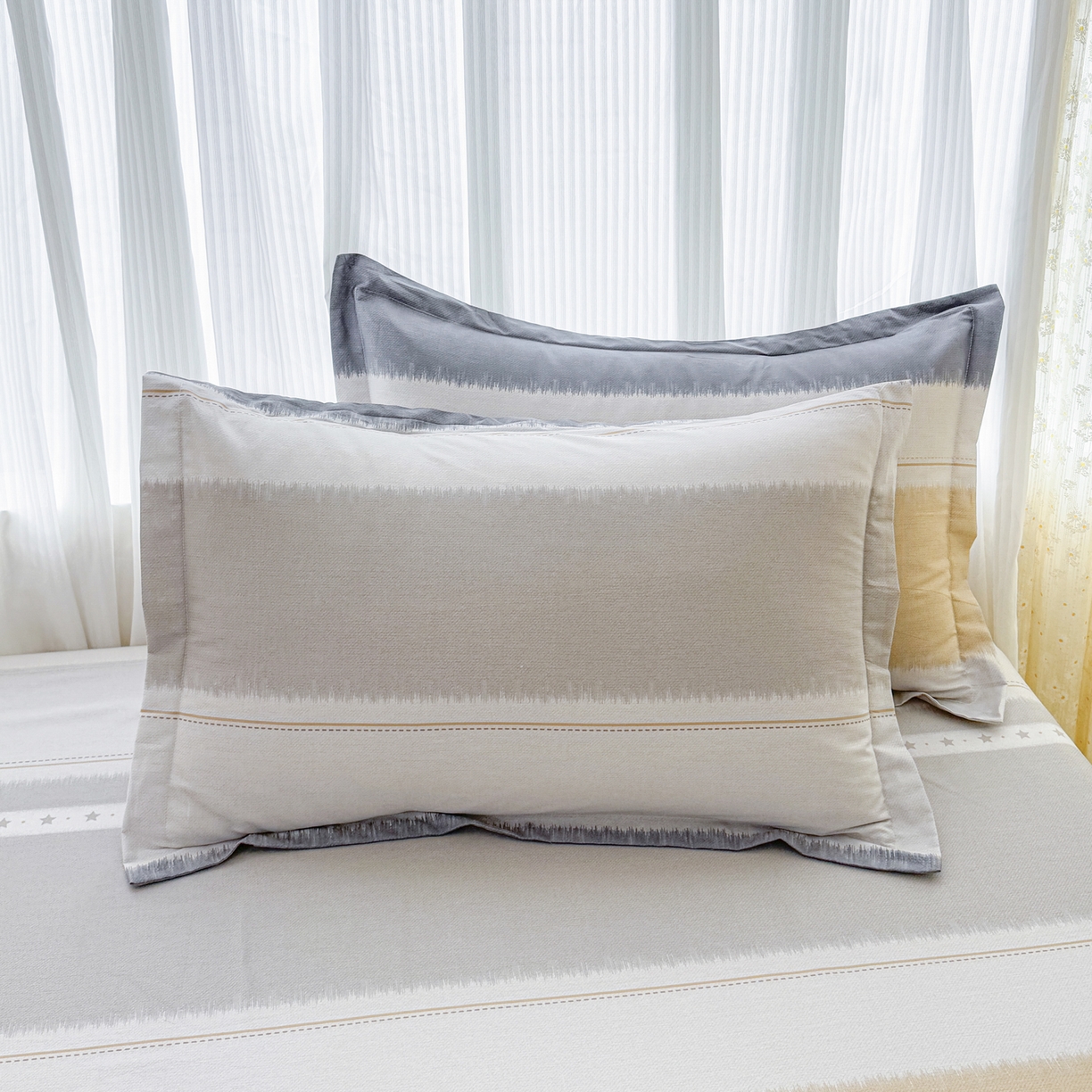 91家纺网 家纺一手货源 找家纺 安逸家纺 2026新款12868全棉纯棉床笠四件套床罩学生纯棉床笠款三件套 星辰大海