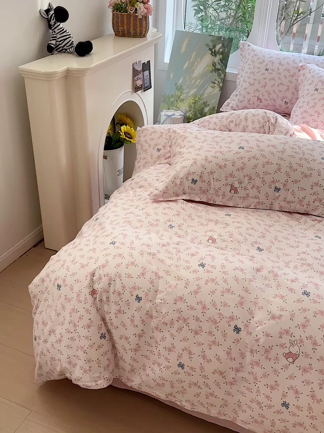 91家纺网 家纺一手货源 找家纺 （总）恩泽家纺 2026春夏新款全棉纯棉12868印花四件套（提供买家秀，预留缩水率）