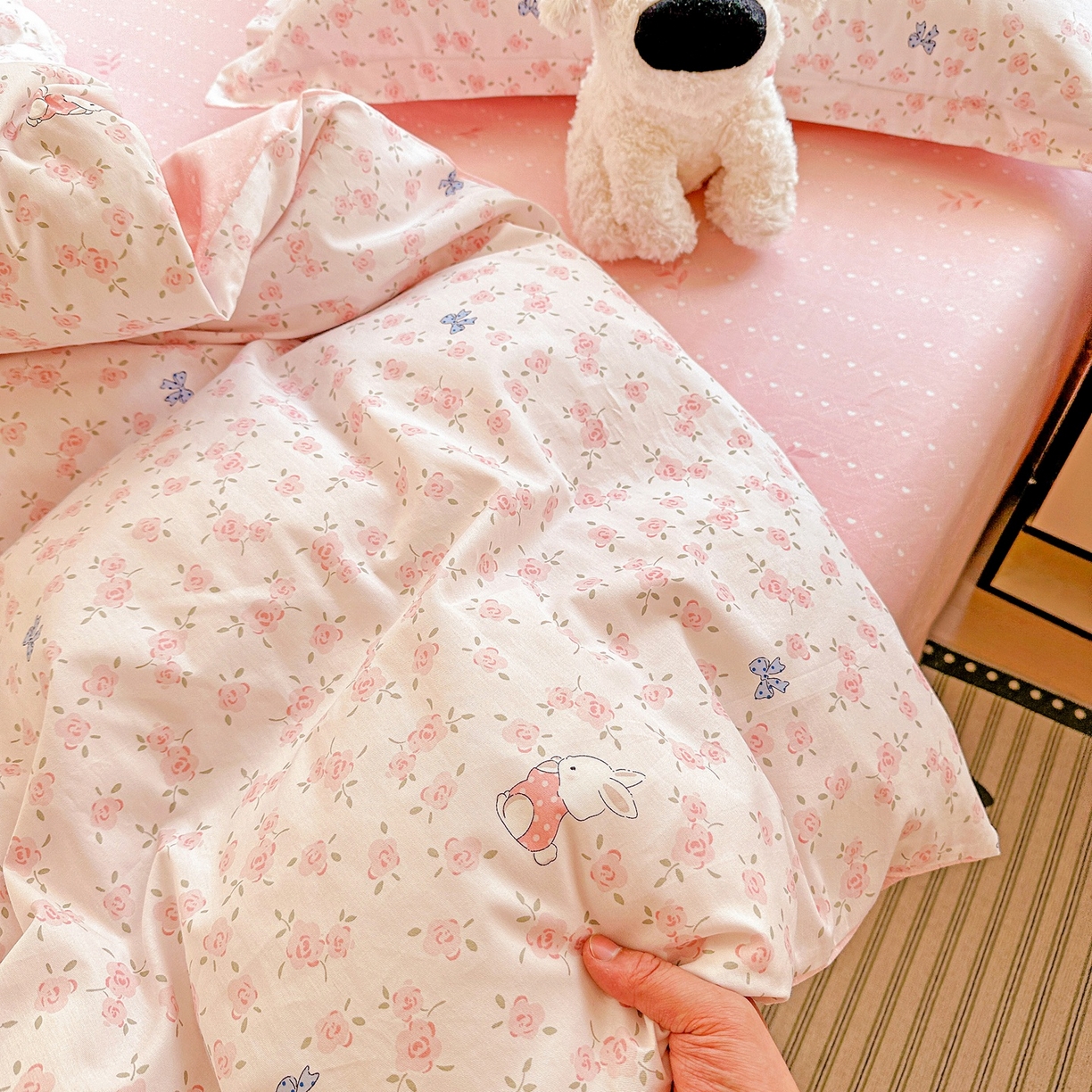 91家纺网 家纺一手货源 找家纺 （总）恩泽家纺 2026春夏新款全棉纯棉12868印花四件套（提供买家秀，预留缩水率）