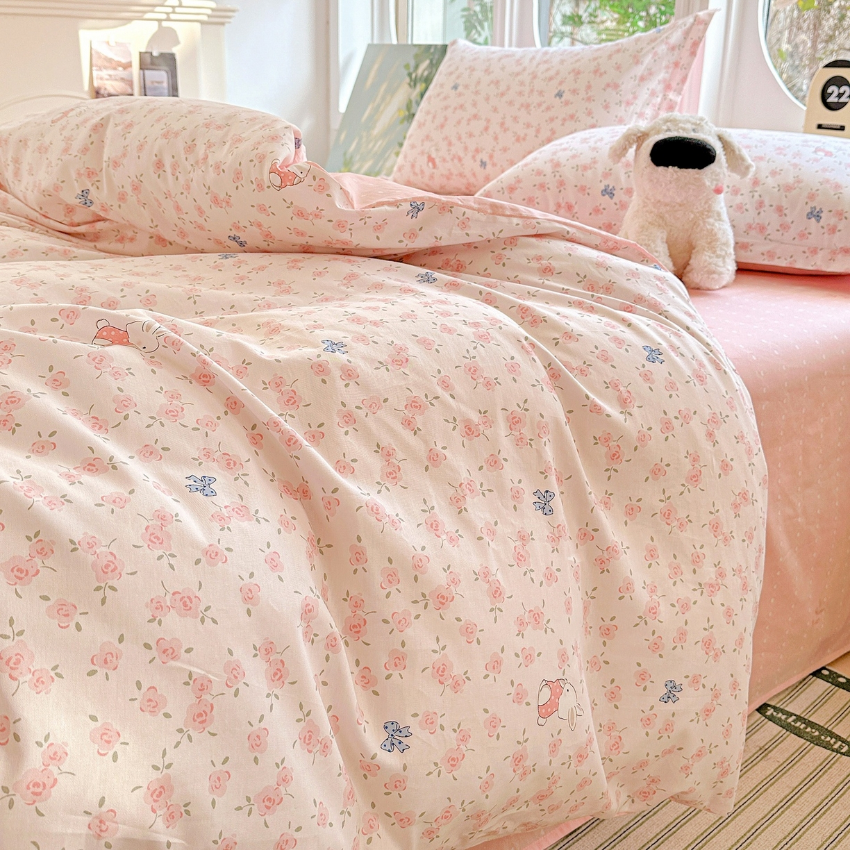 91家纺网 家纺一手货源 找家纺 （总）恩泽家纺 2026春夏新款全棉纯棉12868印花四件套（提供买家秀，预留缩水率）