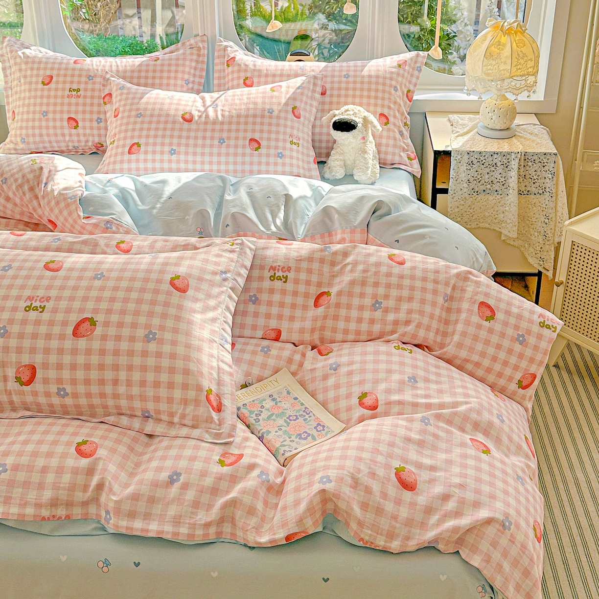 91家纺网 家纺一手货源 找家纺 （总）恩泽家纺 2026春夏新款全棉纯棉12868印花四件套（提供买家秀，预留缩水率）