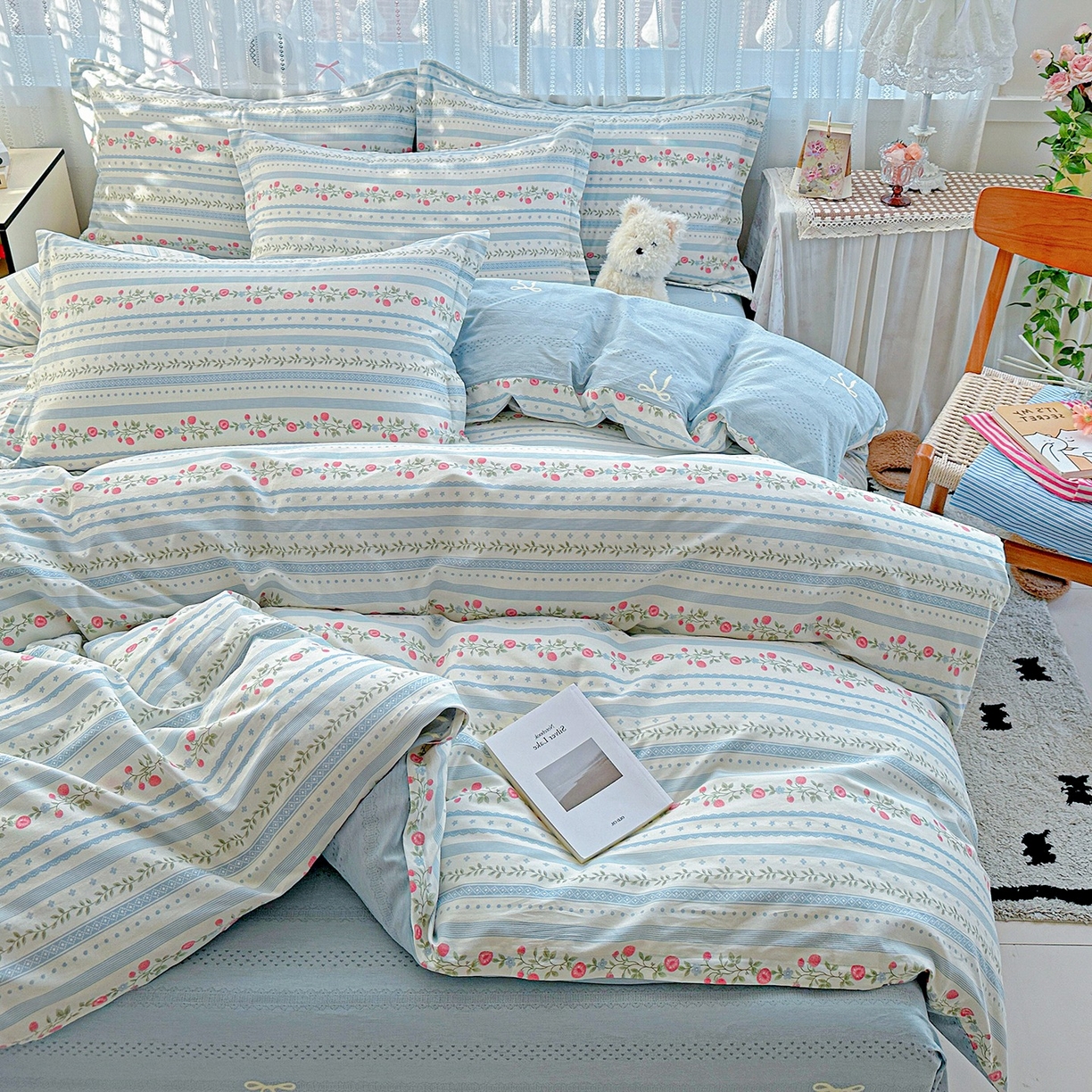 91家纺网 家纺一手货源 找家纺 （总）恩泽家纺 2026春夏新款全棉纯棉12868印花四件套（提供买家秀，预留缩水率）